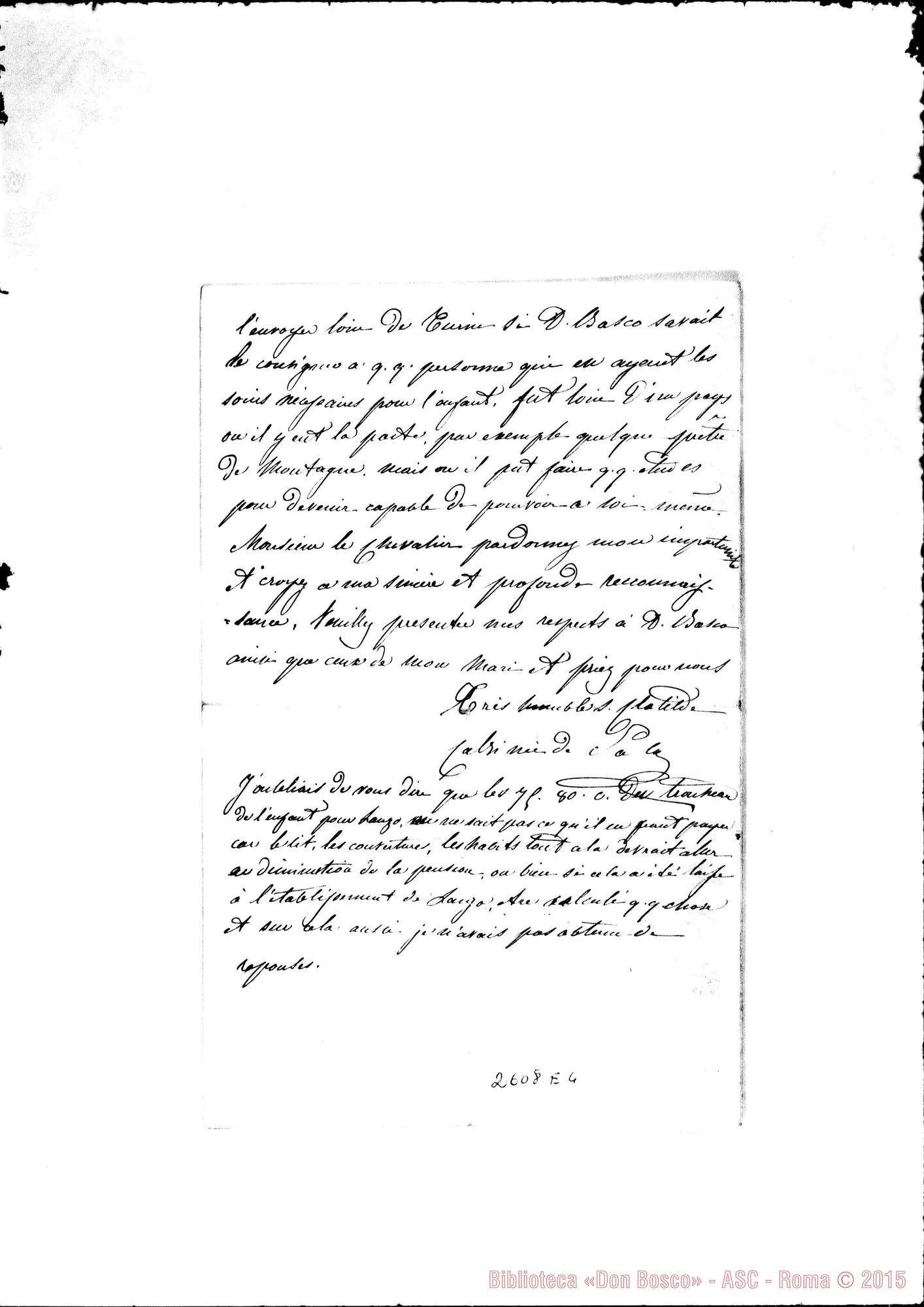 Fotogramma E 4 — Calvi Clotilde, contessa - Oreglia. Parma, 8-03-1866