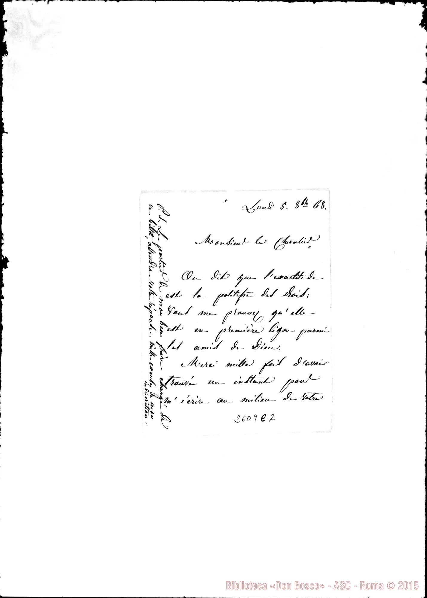 Fotogramma C 2 — Camburzano, contessa di - Oreglia. 5-10-1868