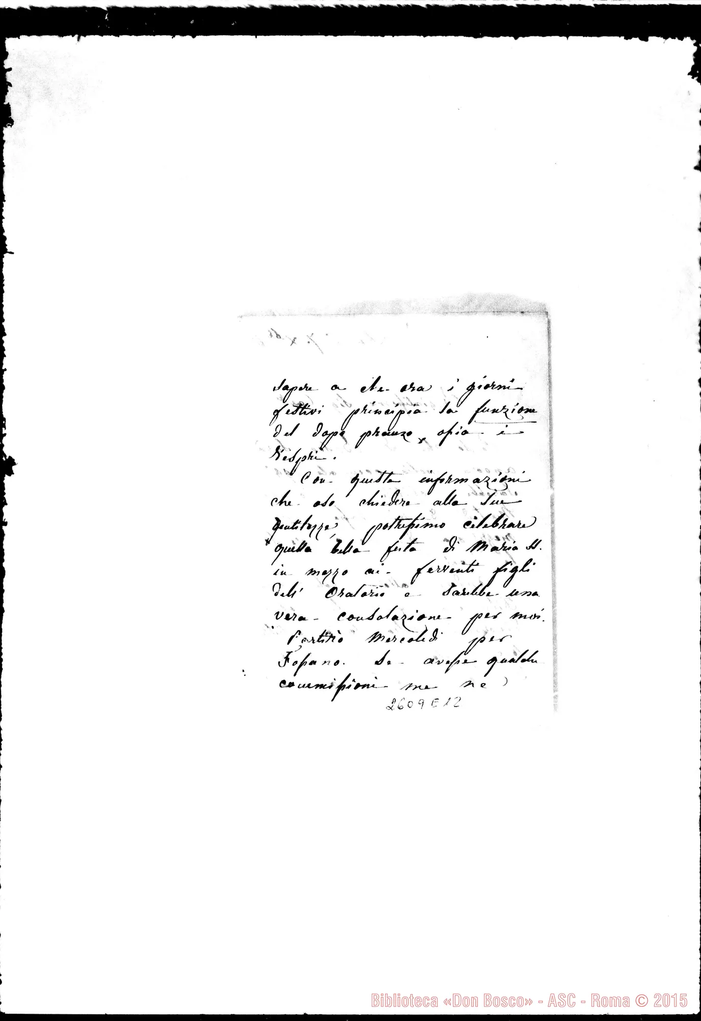 Fotogramma E 12 — Camburzano, contessa di - Oreglia. Fossano, 7-12-1868