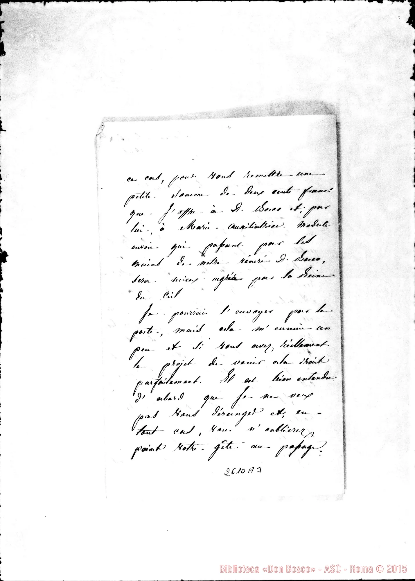 Fotogramma A 3 — Camburzano, contessa di - Oreglia. Fossano, 15-12-1868