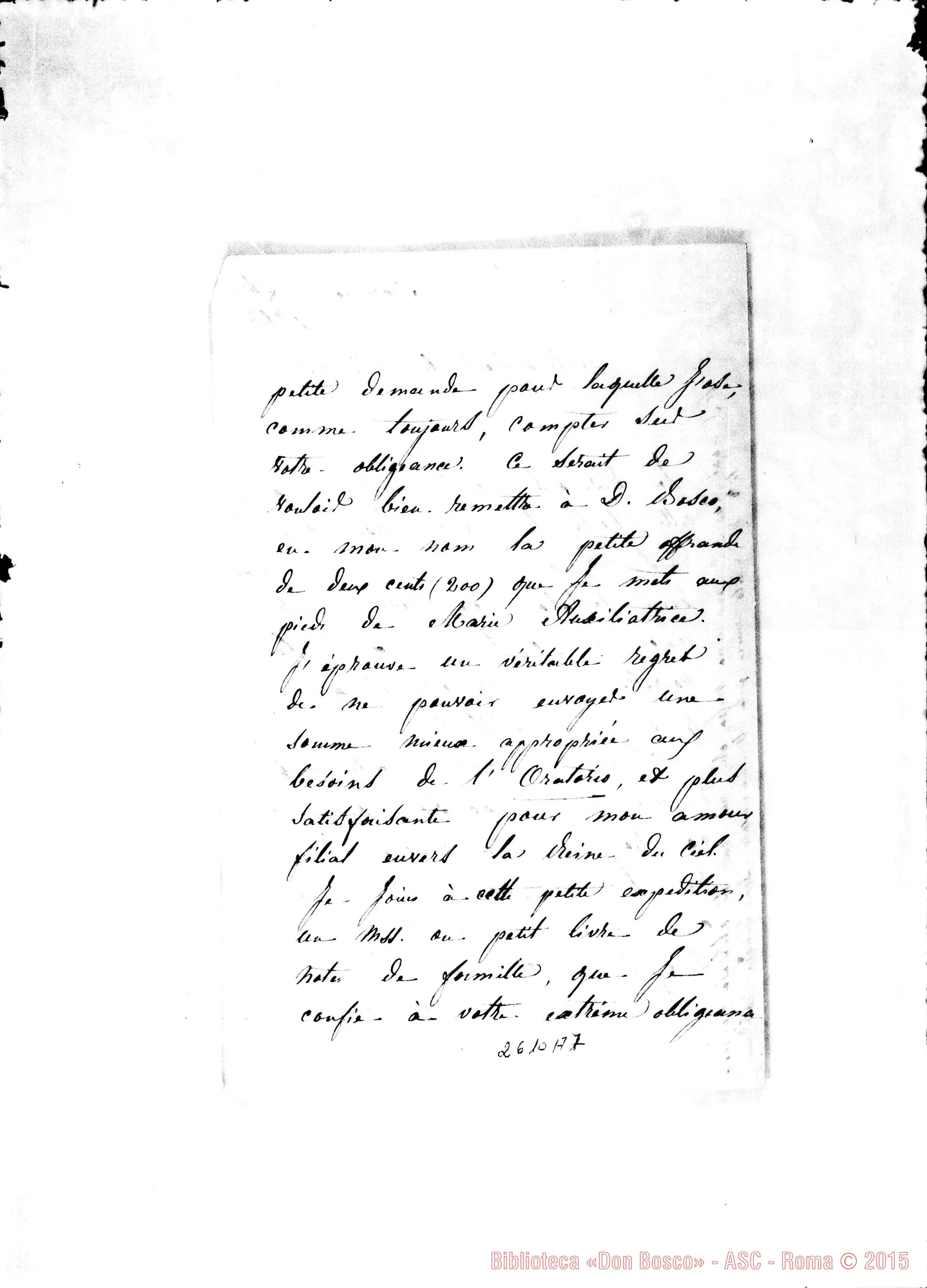 Fotogramma A 7 — Camburzano, contessa di - Oreglia. Fossano, 22-12-1868