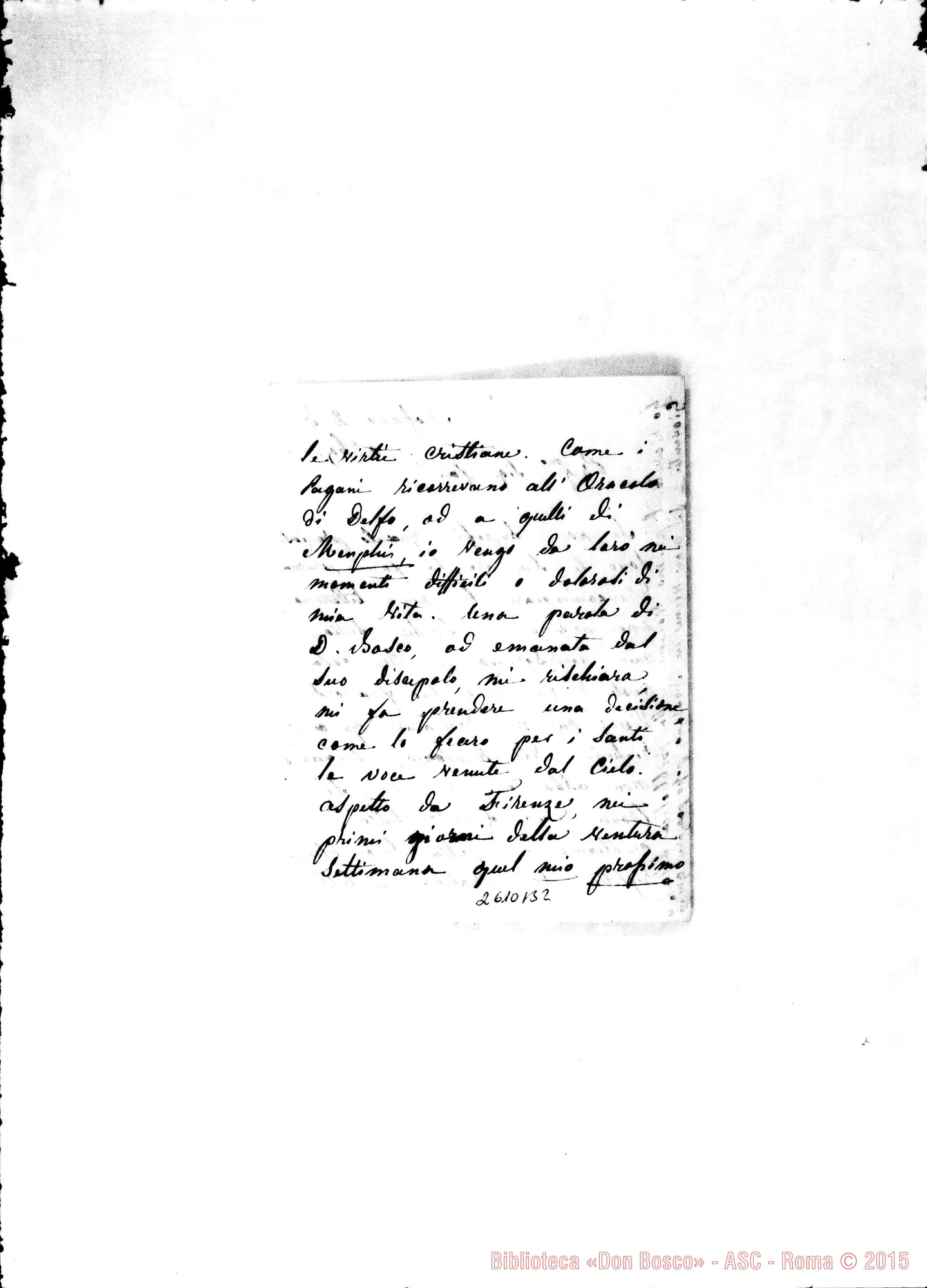 Fotogramma B 2 — Camburzano, contessa di - Oreglia. Fossano, 2-01-1869
