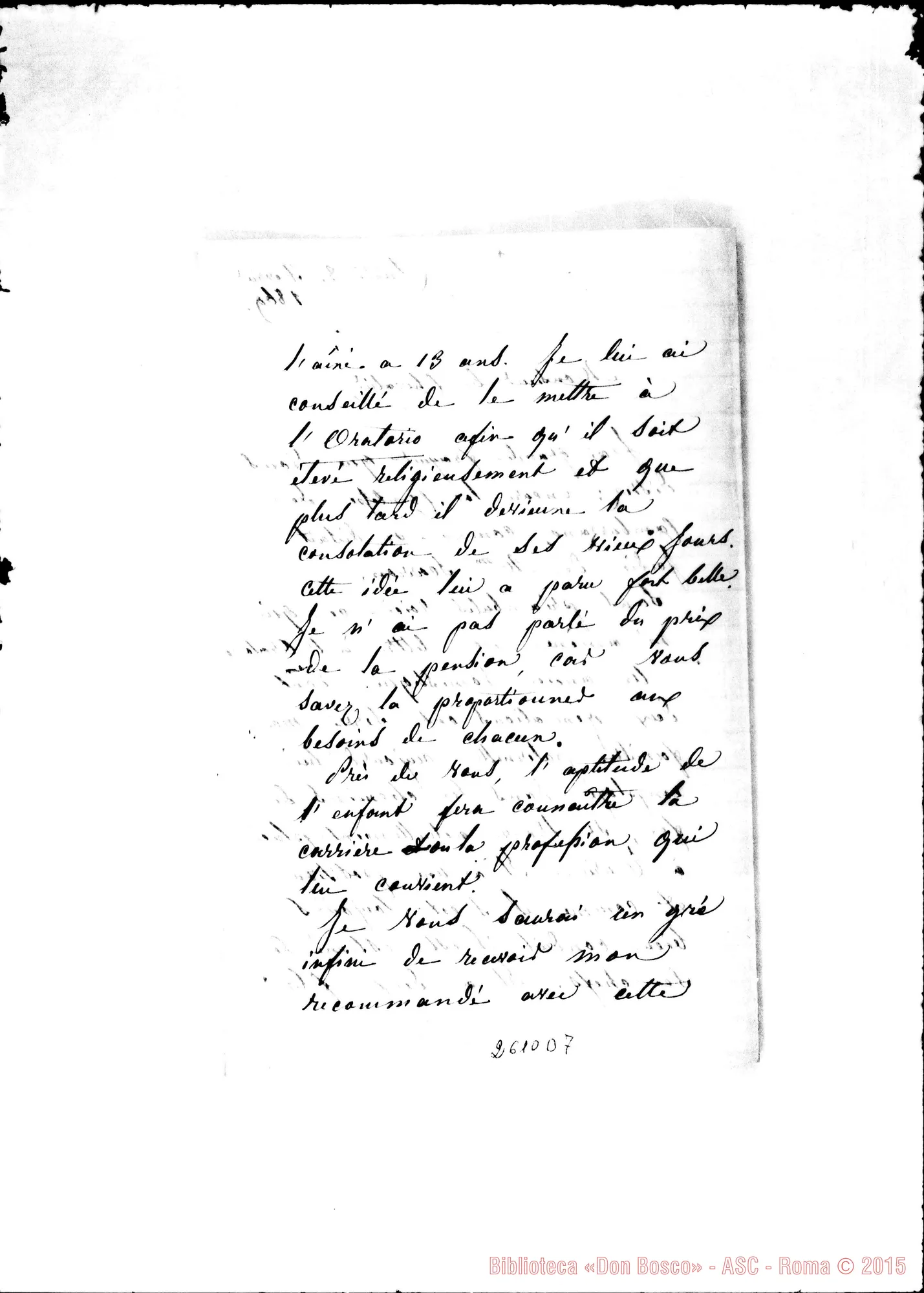 Fotogramma D 7 — Camburzano, contessa di - Oreglia. Fossano, 8-02-1869