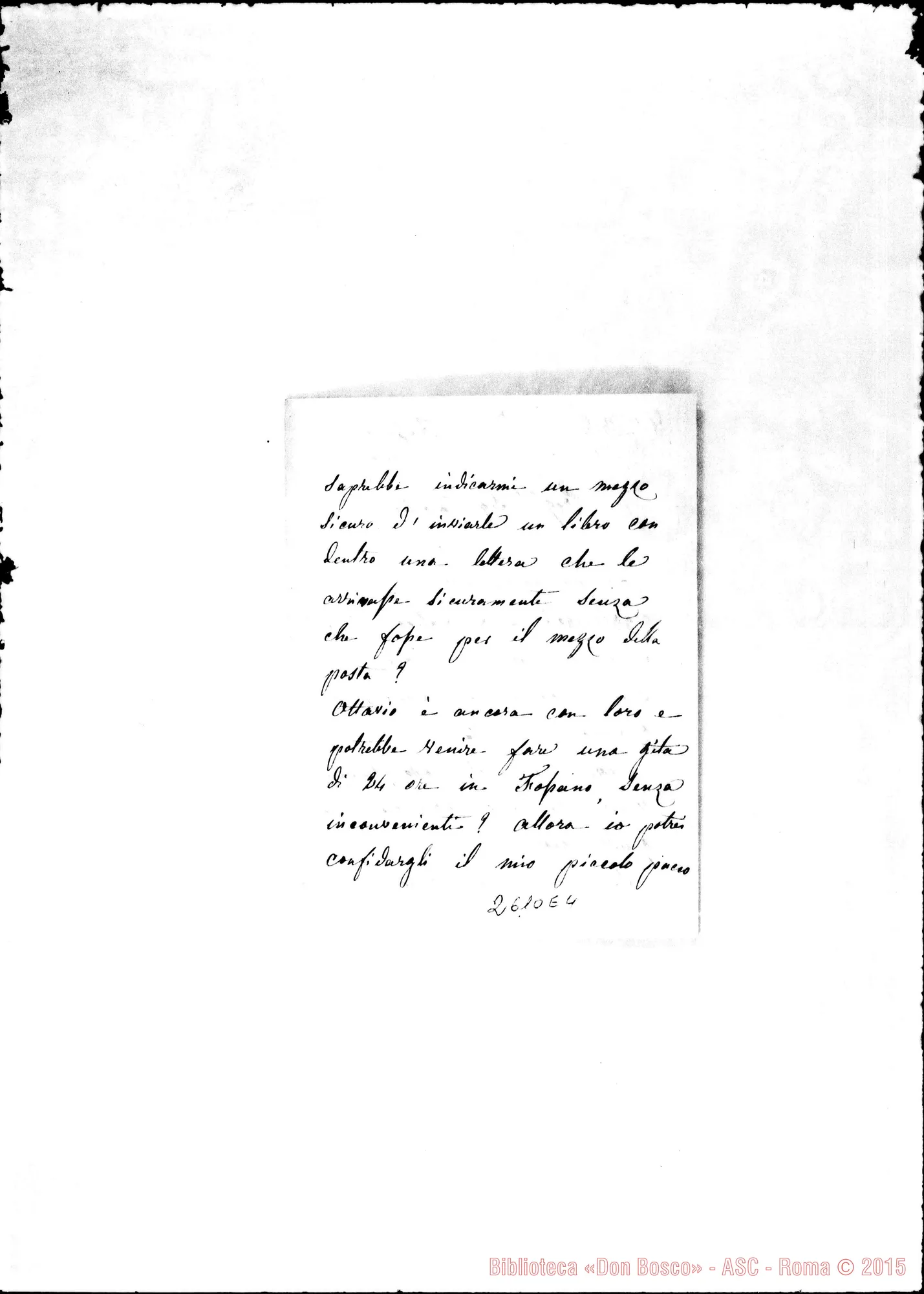 Fotogramma E 4 — Camburzano, contessa di - Oreglia. Fossano, 10-03-1869