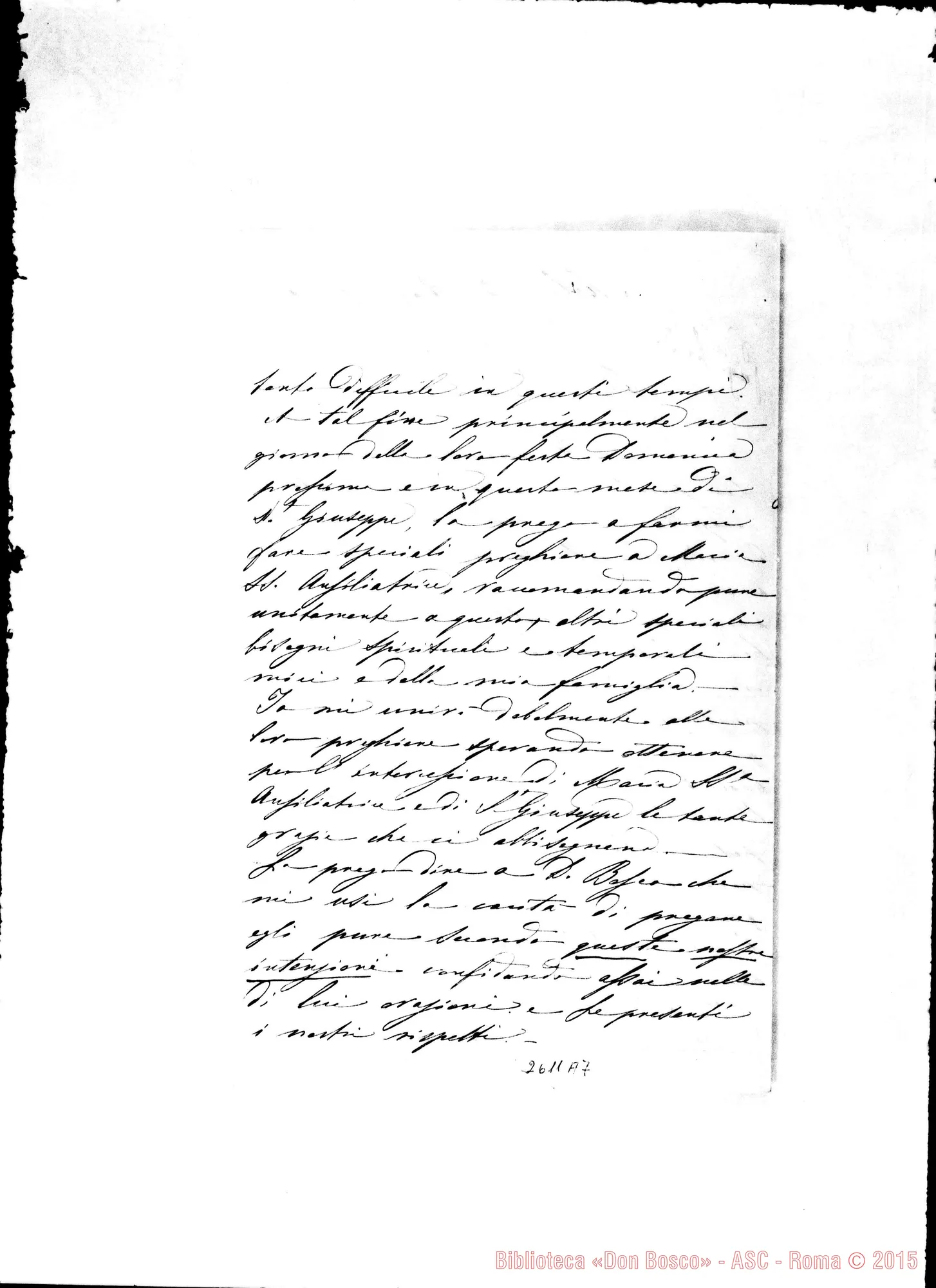 Fotogramma A 7 — Dal Verme Teresa - Oreglia. Milano, 2-05-1869