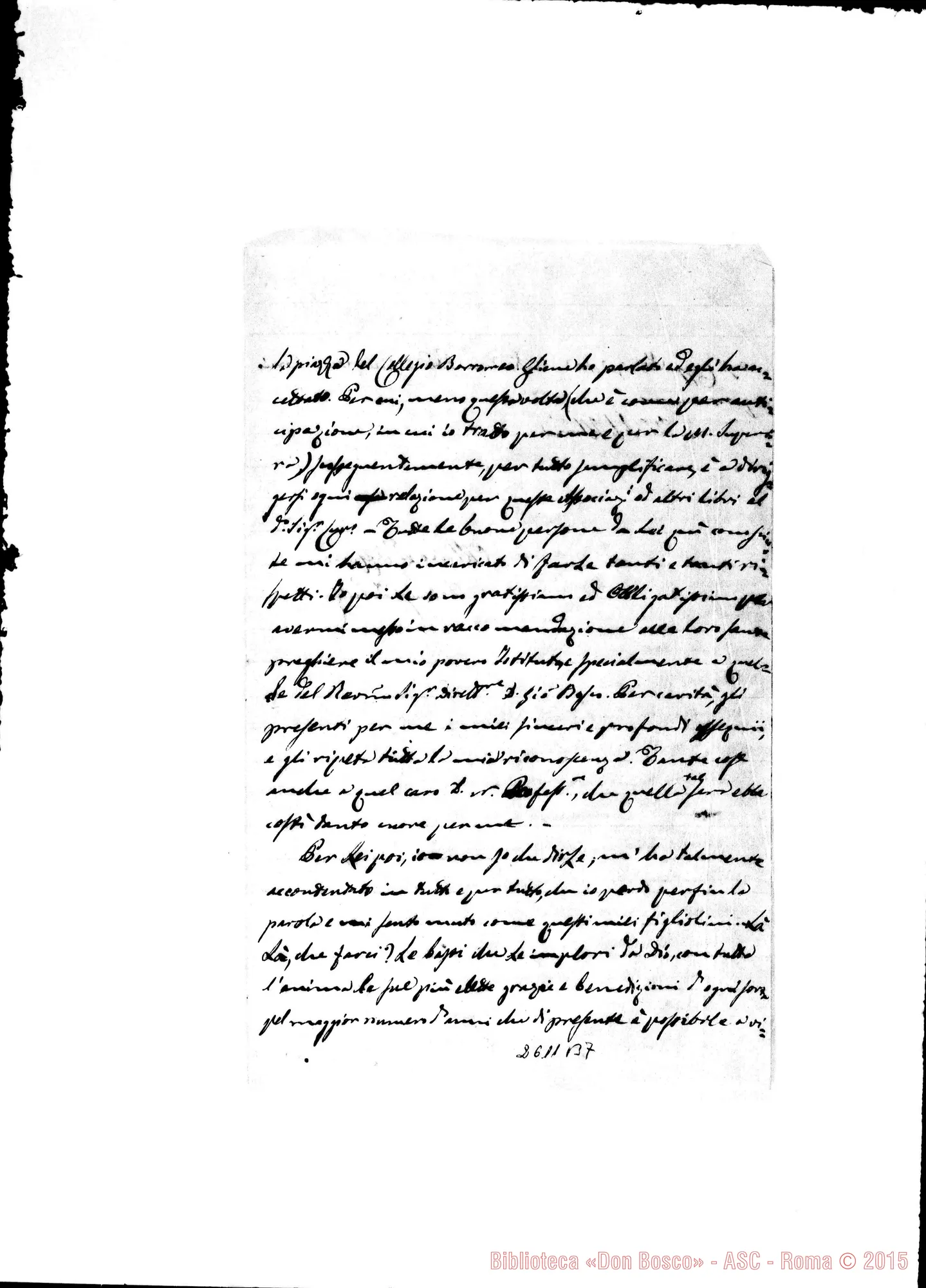 Fotogramma B 7 — De Paoli Luigi - Oreglia. Fabiano, 28-12-1864