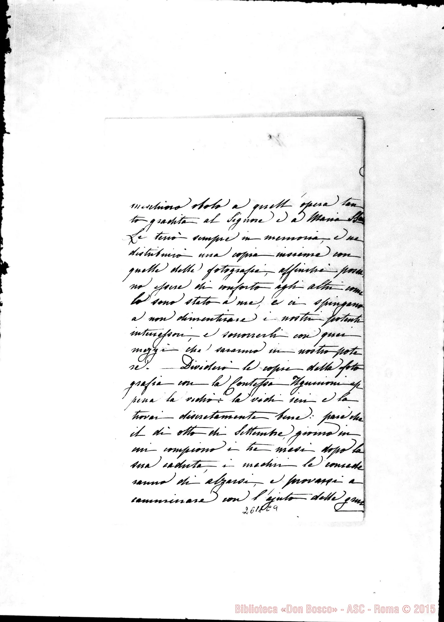 Fotogramma C 9 — Digny de Cambray Virginia - Oreglia. Firenze, 29-08-1867