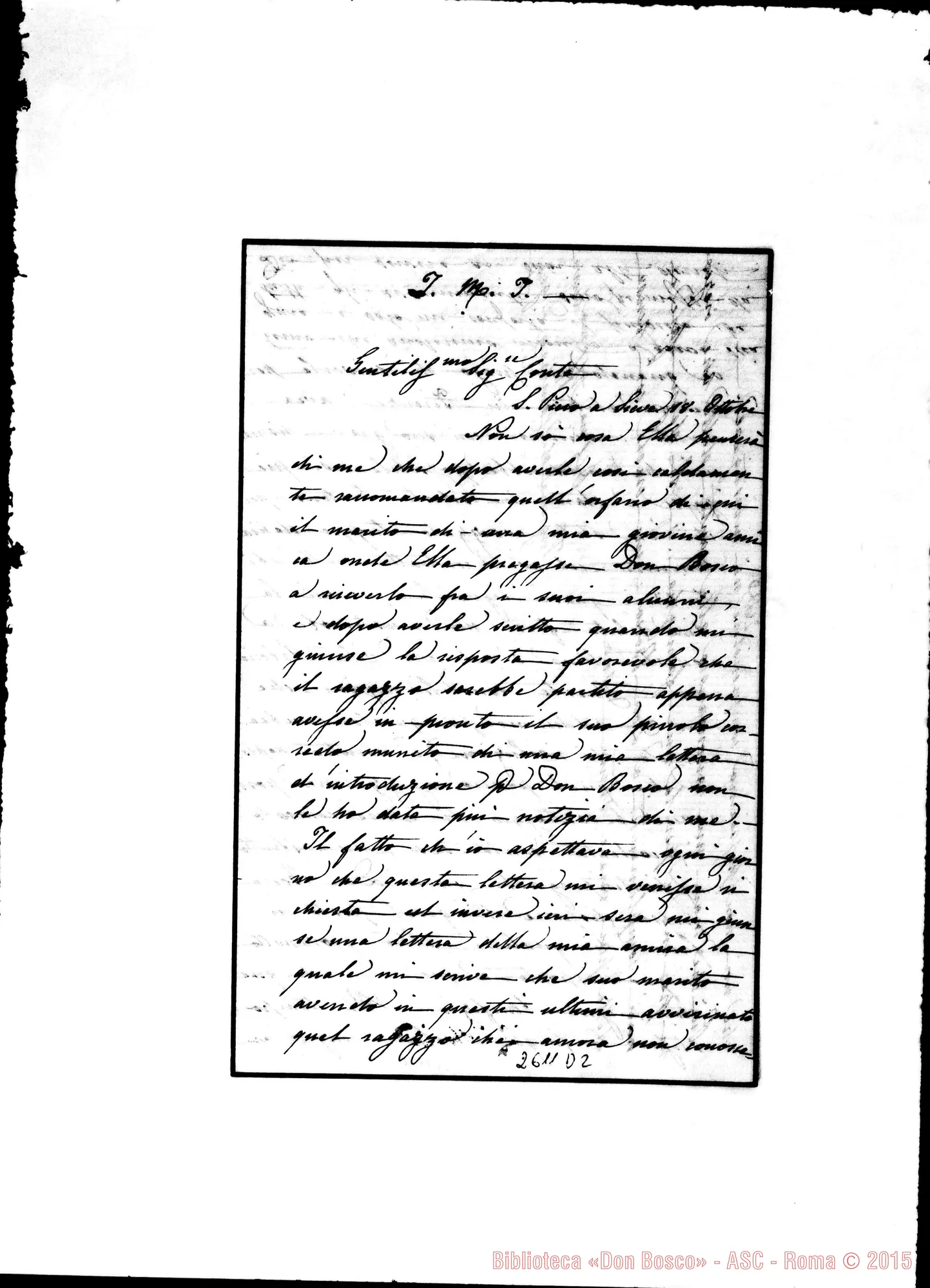 Fotogramma D 2 — Digny de Cambray Virginia - Oreglia. S. Piero, 18-10-1867