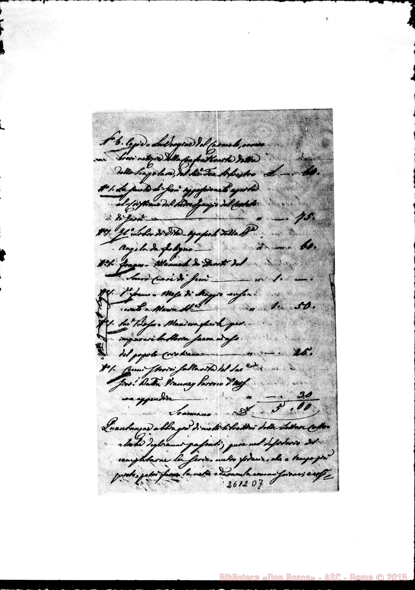 Fotogramma D 7 — Gilardoni Felice, curato - Oreglia. Pavia, 8-01-1869