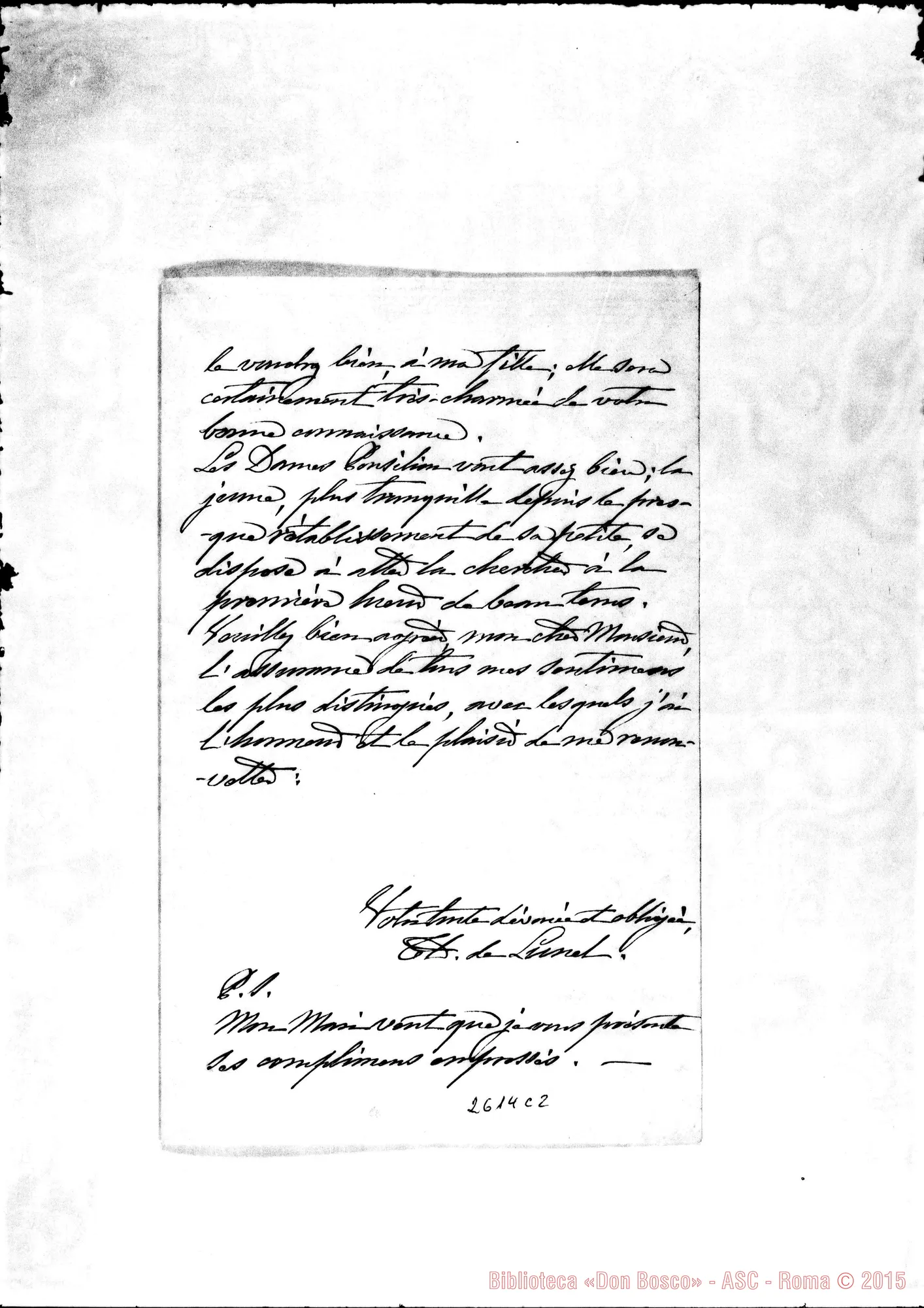 Fotogramma C 2 — Lunel de Courtemille - Oreglia. Cherasco, 25-10-1867