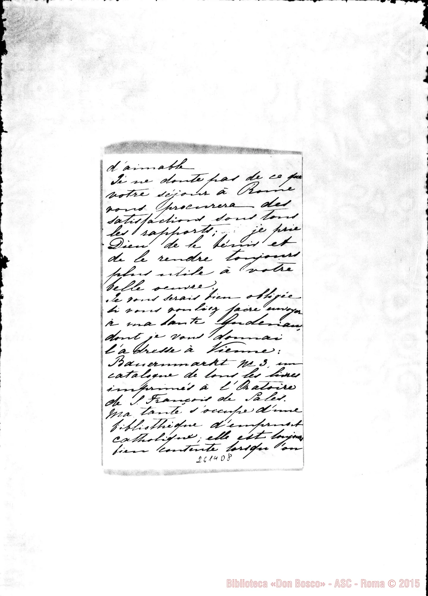 Fotogramma D 8 — Lutzow Carolina - Oreglia. San Vito, 28-05-1867