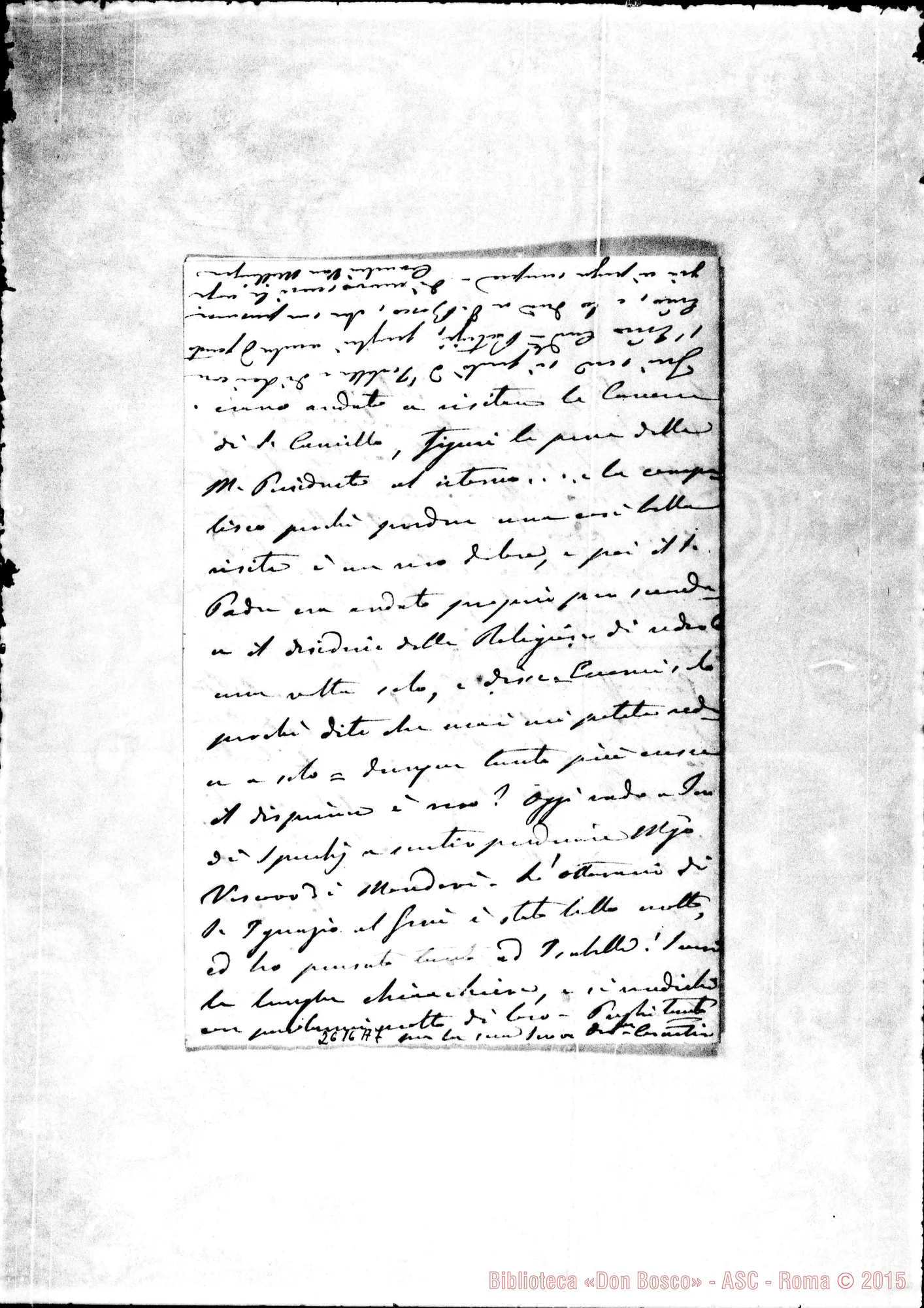 Fotogramma A 7 — Millingen Cornelia - Oreglia. Roma, 30-07-1867