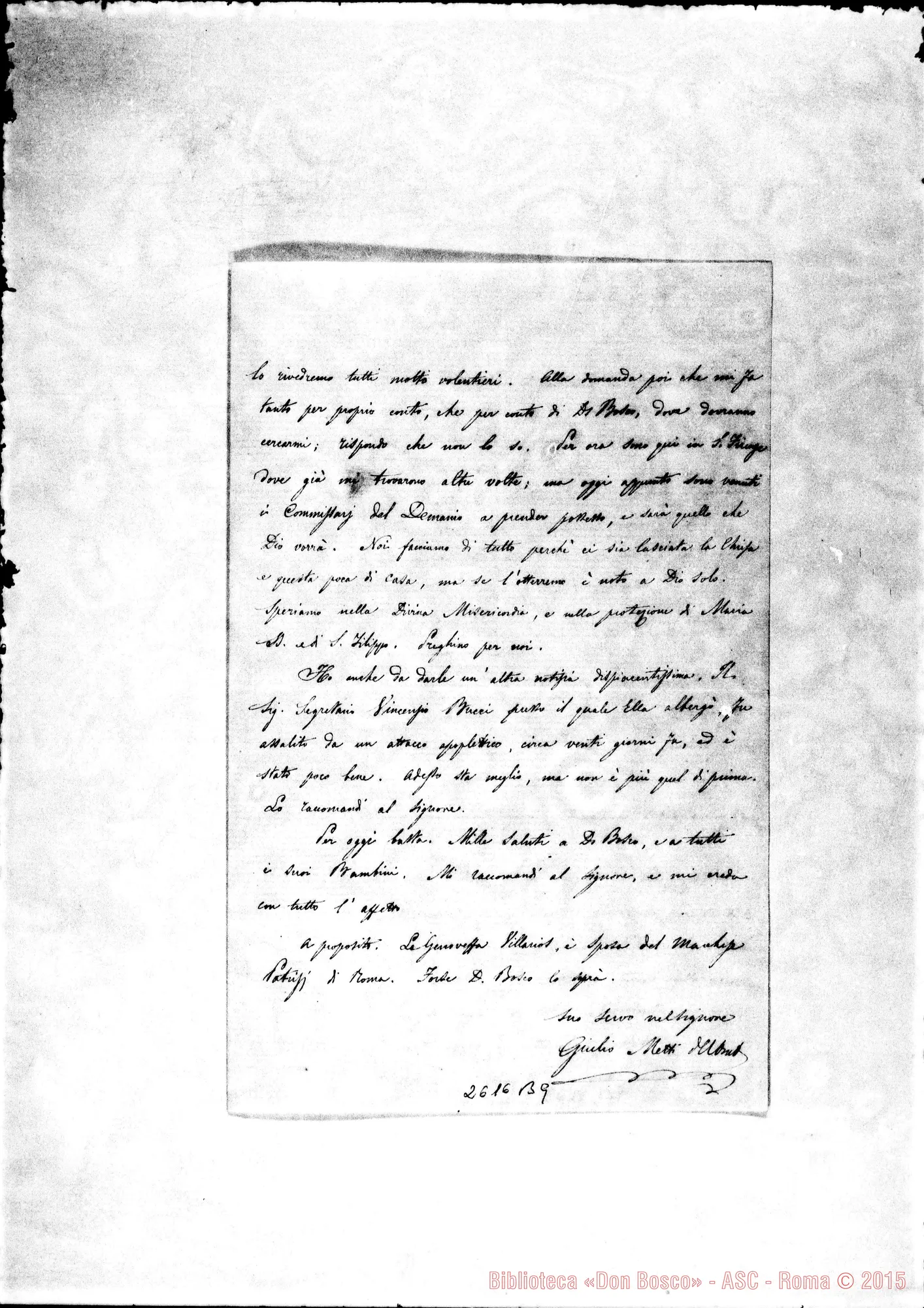 Fotogramma B 9 — Metti Giulio - Oreglia. Firenze, 26-10-1866