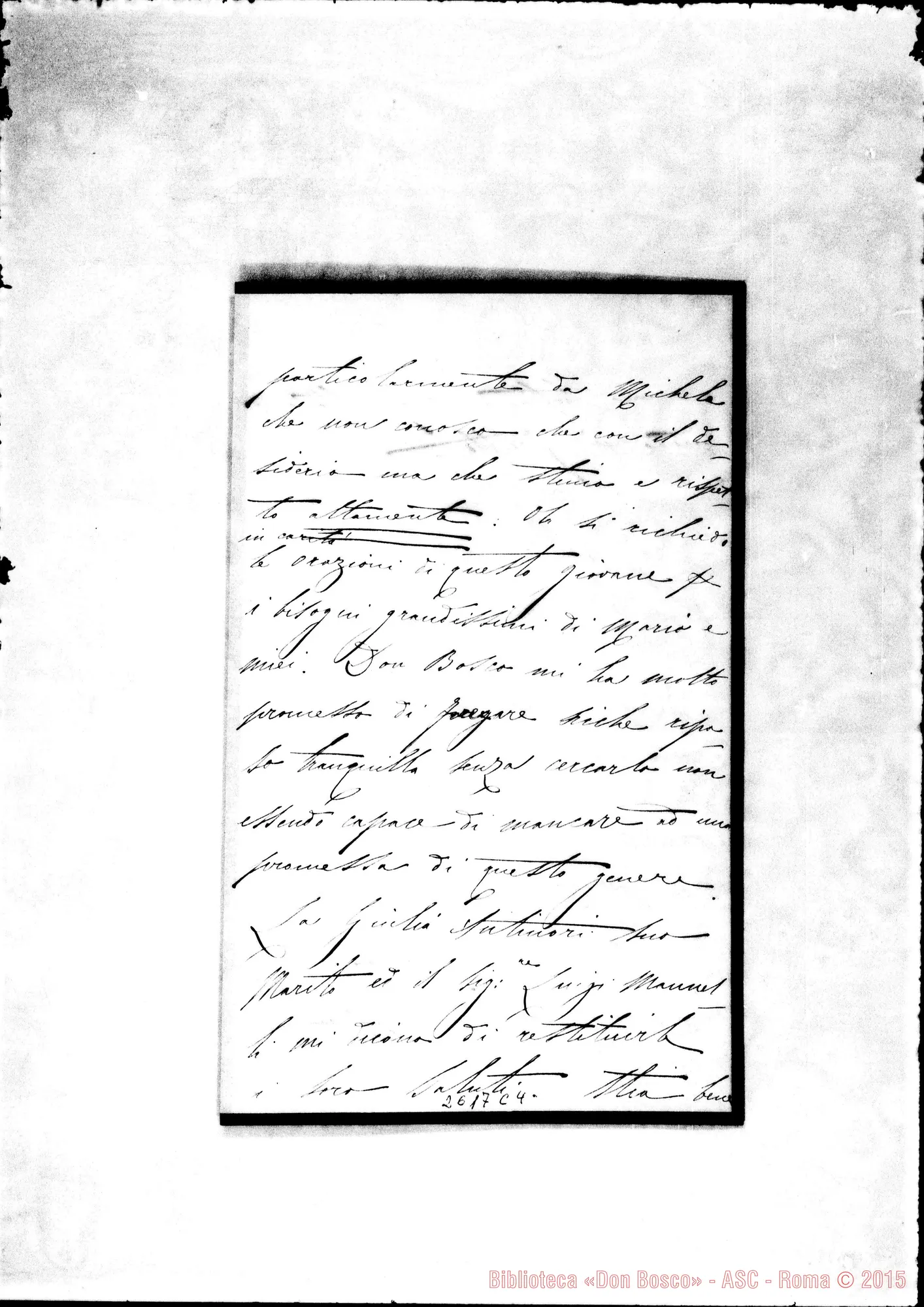 Fotogramma C 4 — Nerli Luisa - Oreglia. Firenze, 8-01-1867