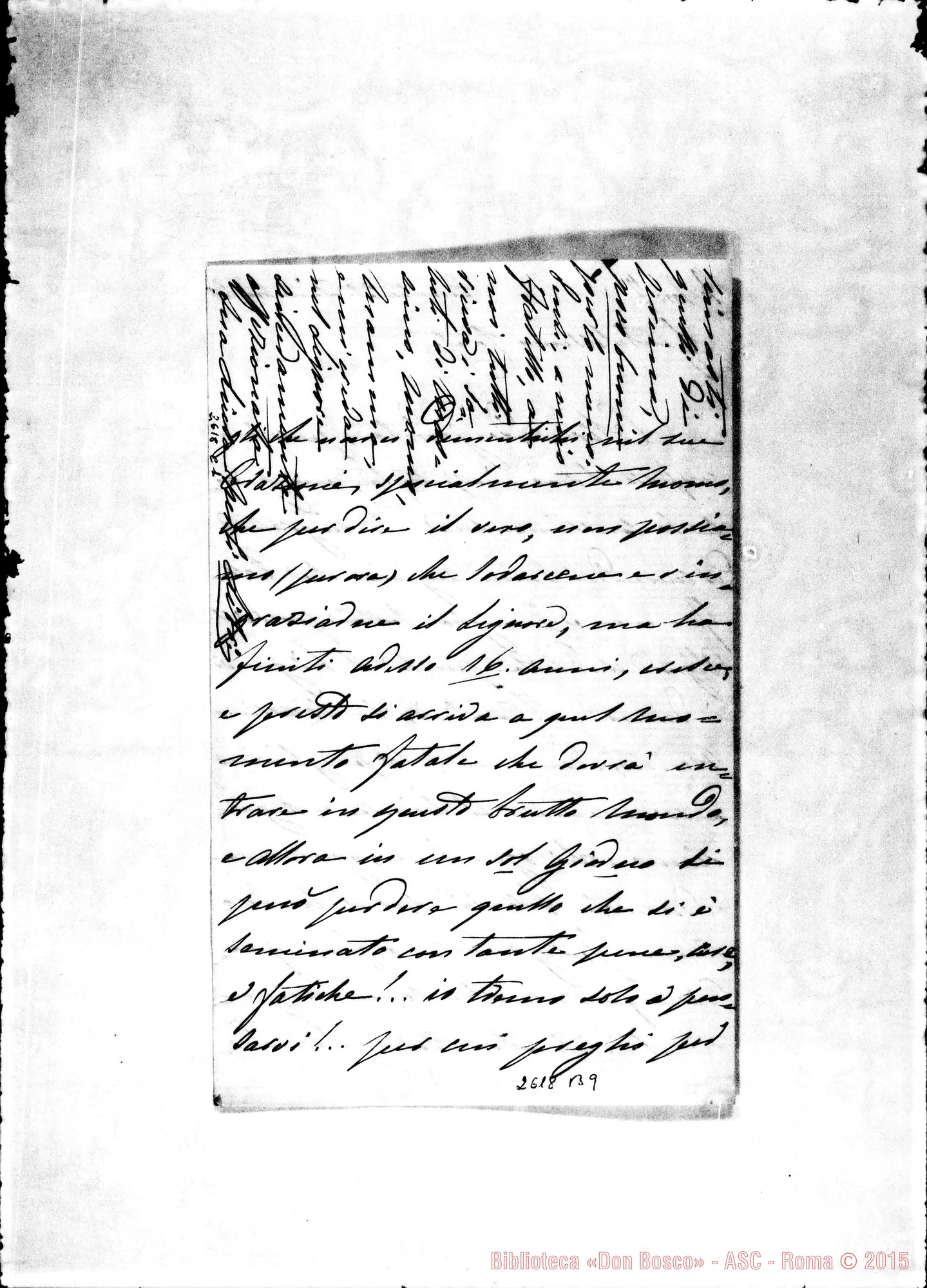 Fotogramma B 9 — Nerli Luisa - Oreglia. Firenze, 21-12-1868