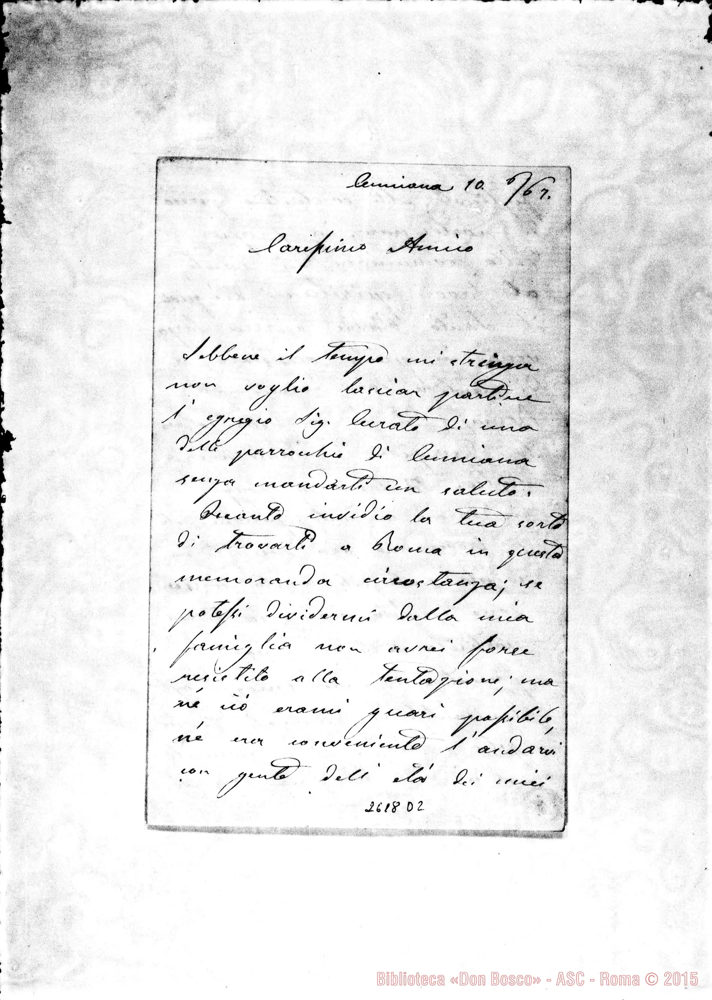 Fotogramma D 2 — Provana Saverio - Oreglia. Cumiana, 10-06-1867