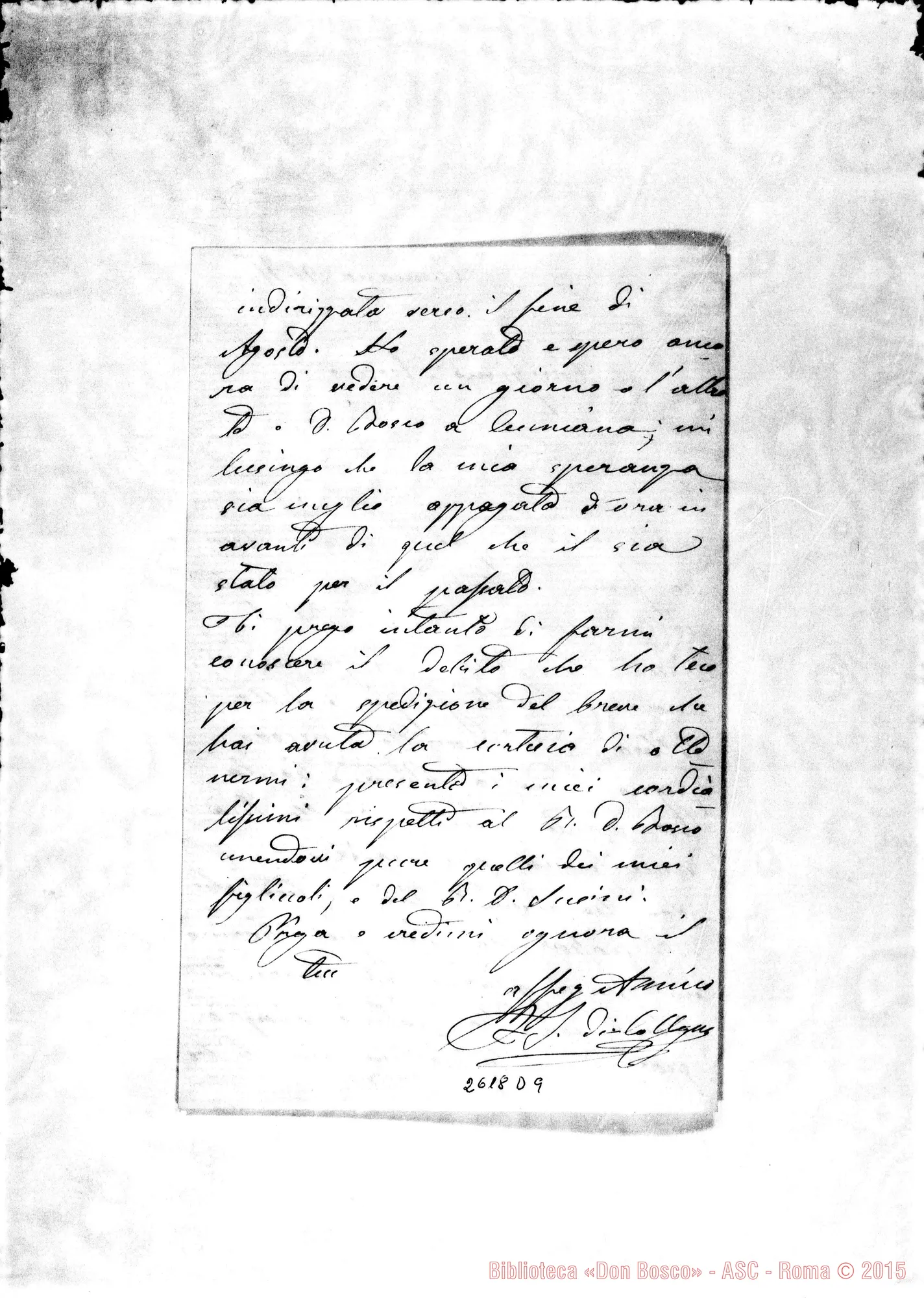 Fotogramma D 9 — Provana Saverio - Oreglia. Cumiana, 21-09-1867