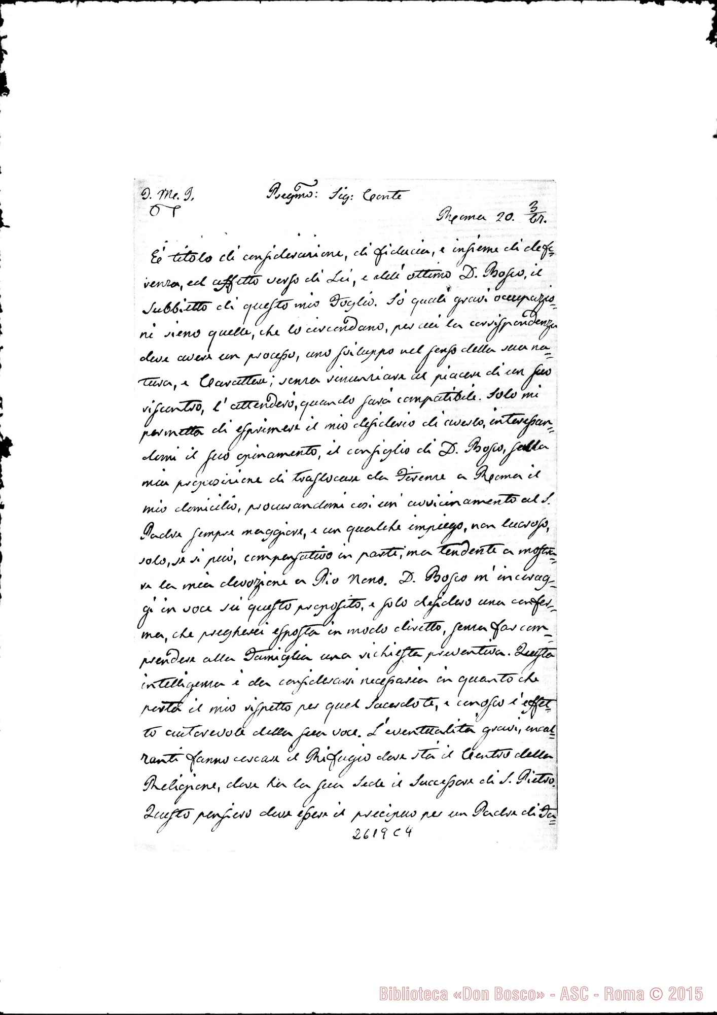 Fotogramma C 4 — Scipione Conestabile - Oreglia. Roma, 20-03-1867