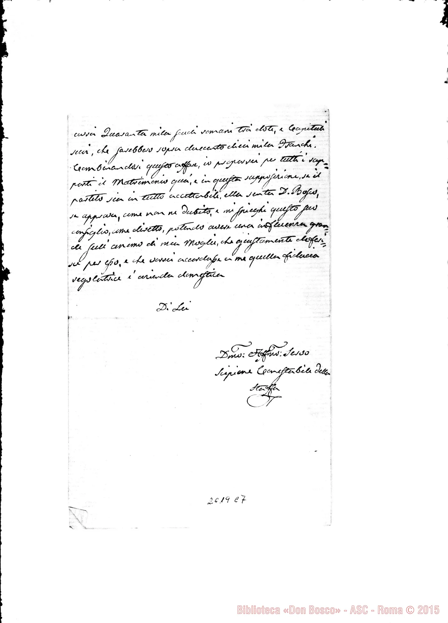 Fotogramma C 7 — Scipione Conestabile - Oreglia. Roma, 20-03-1867