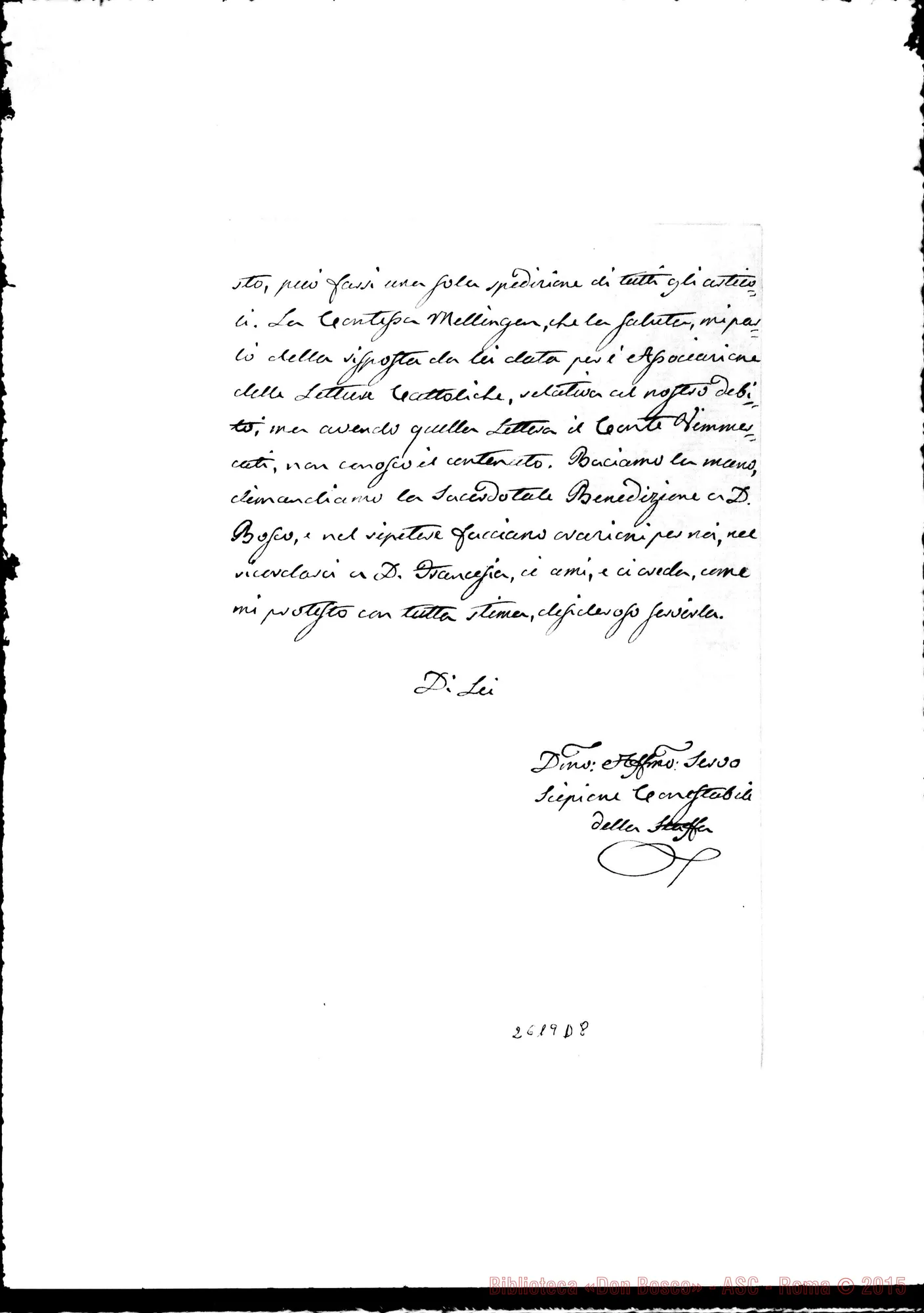 Fotogramma D 8 — Scipione Conestabile - Oreglia. Roma, 27-08-1867