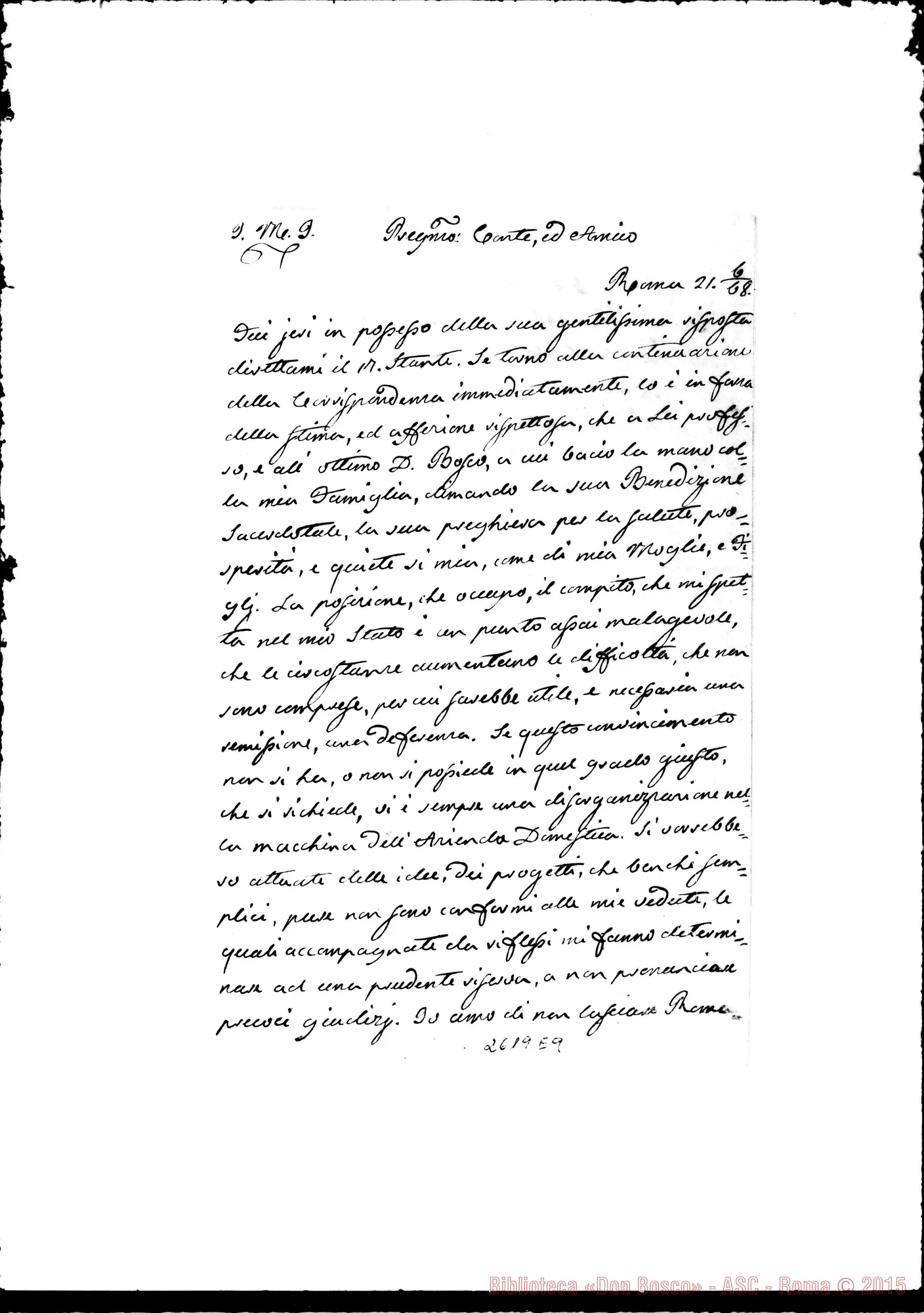 Fotogramma E 9 — Scipione Conestabile - Oreglia. Roma, 21-06-1868