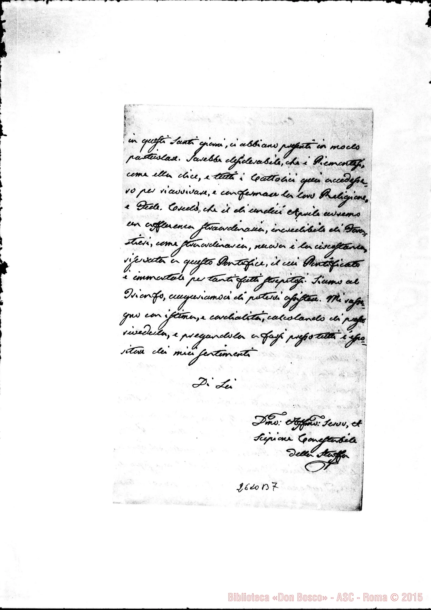 Fotogramma B 7 — Scipione Conestabile - Oreglia. Roma, 25-03-1869
