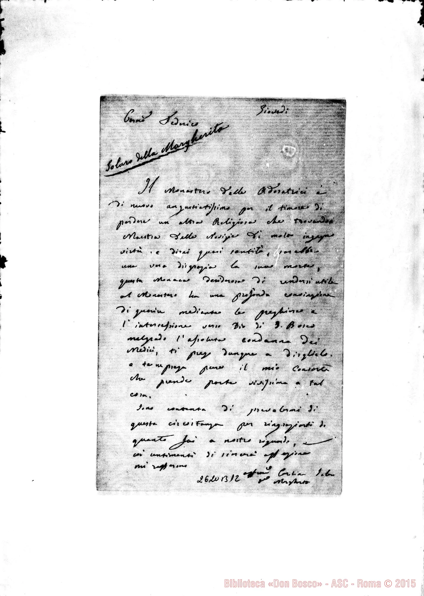 Fotogramma B 12 — Solaro Margherita - Oreglia. s.d.