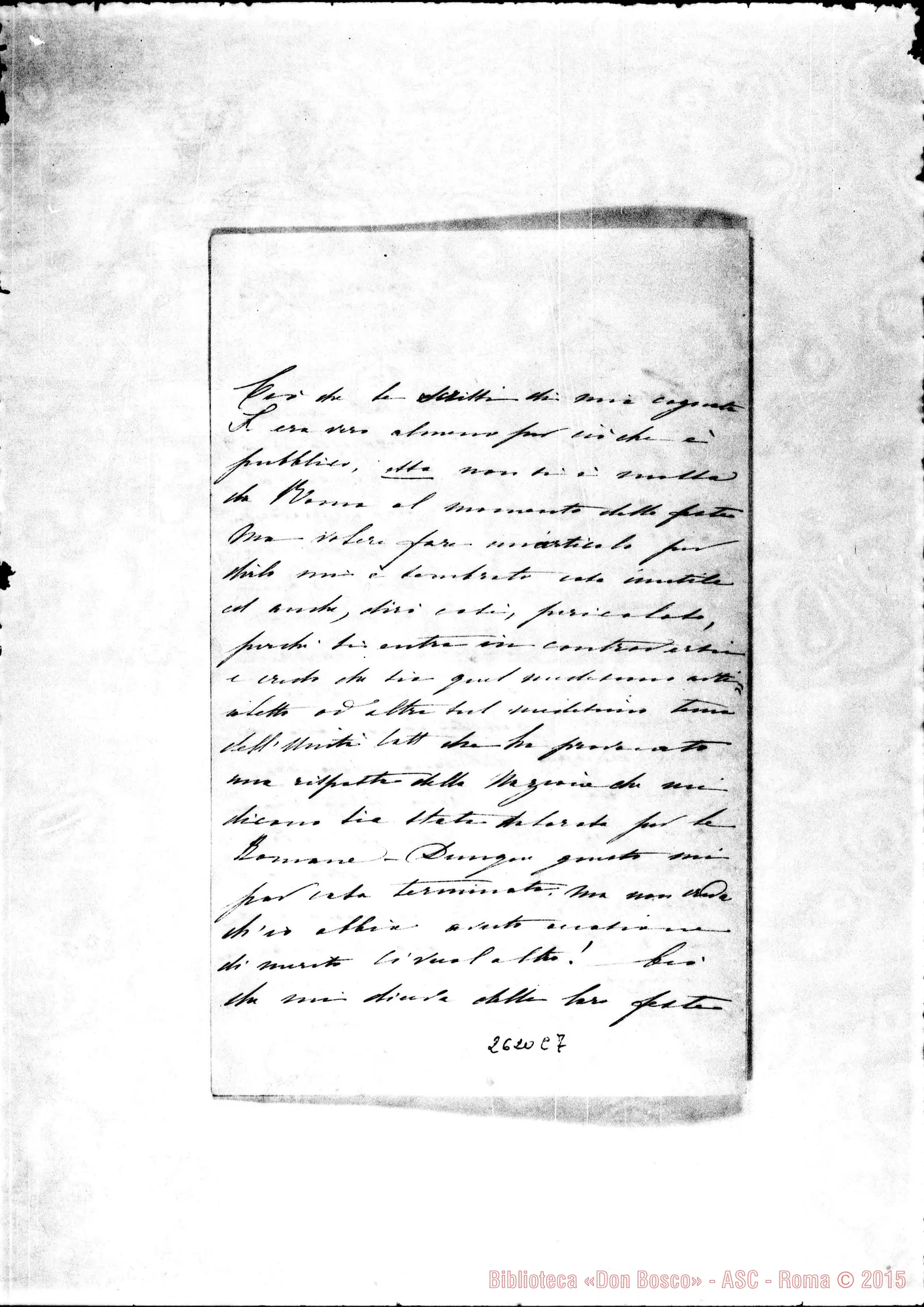 Fotogramma C 7 — Sora, duchessa - Oreglia. Solagna, 3-07-1866