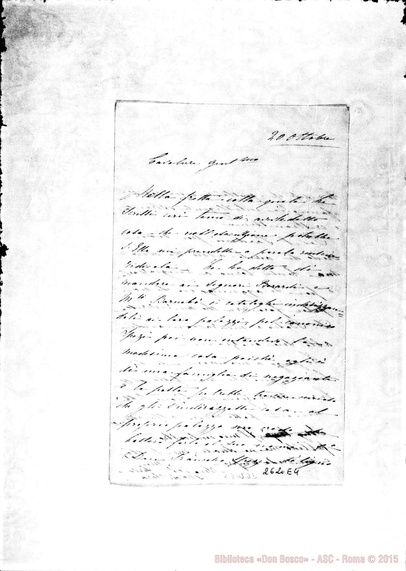 Fotogramma E 4 — Sora, duchessa - Oreglia. 20-10-1866