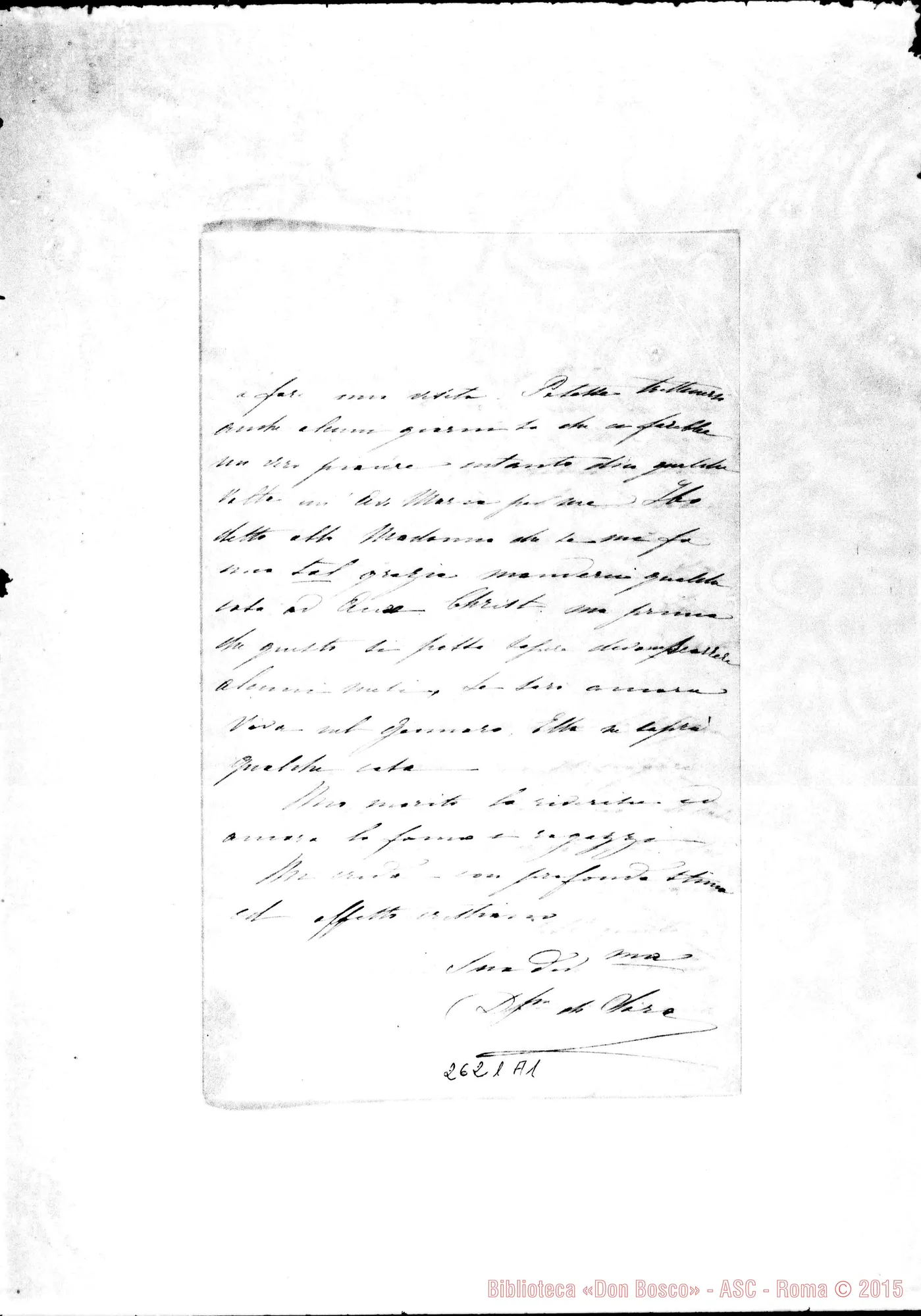 Fotogramma A 1 — Sora, duchessa - Oreglia. s.l. s.d.