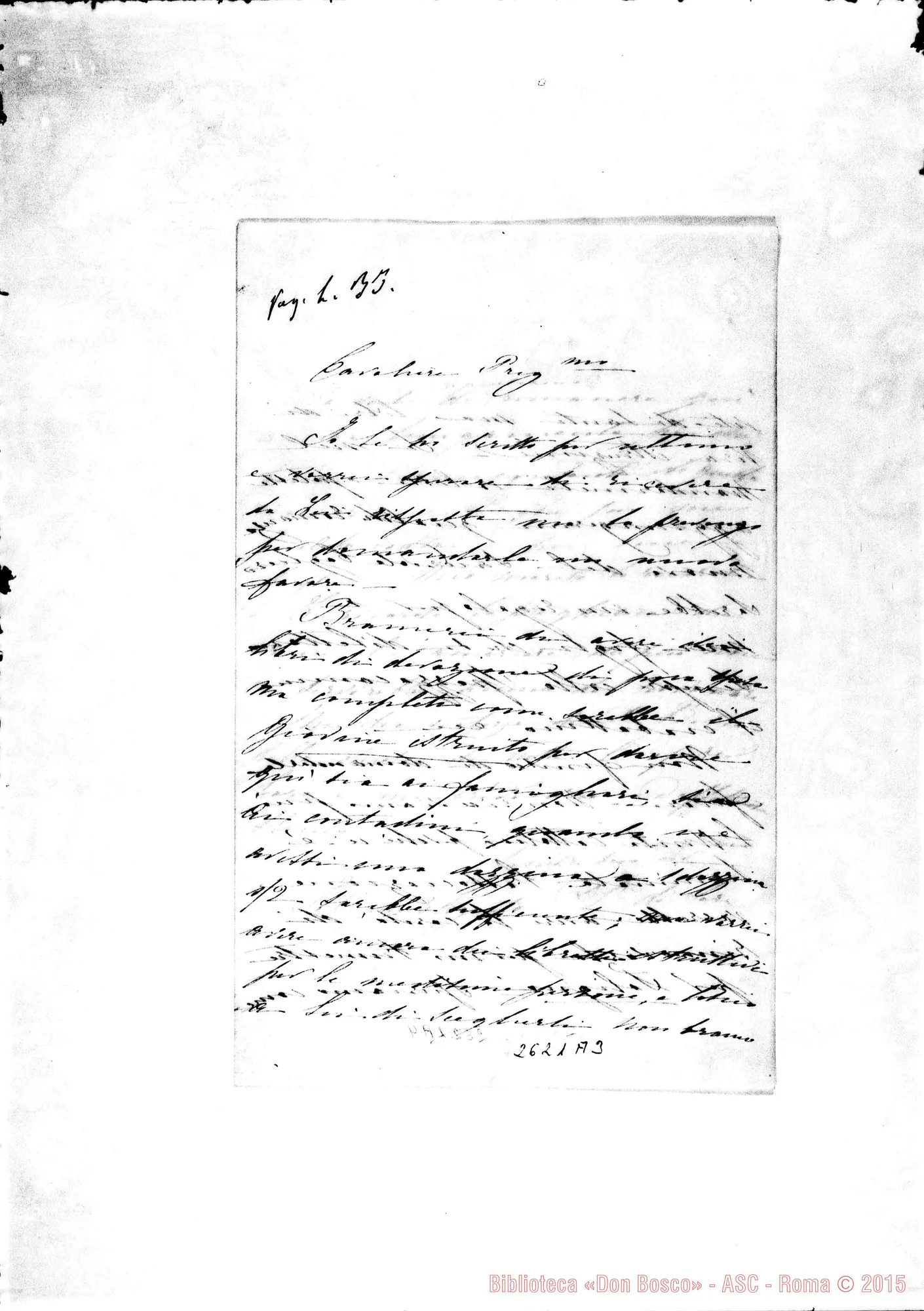 Fotogramma A 3 — Sora, duchessa - Oreglia. Saligno, 3-08-1867