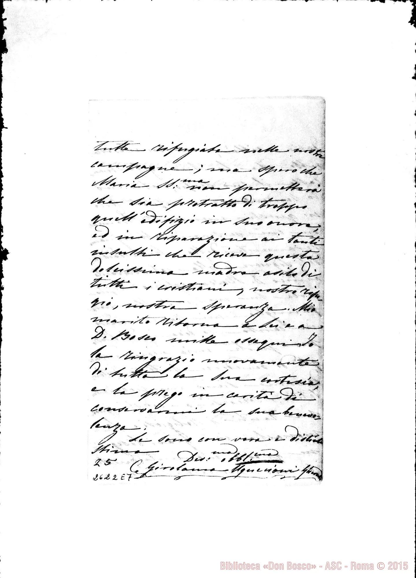 Fotogramma E 7 — Uguccioni Gherardi Girolama - Oreglia s.d.
