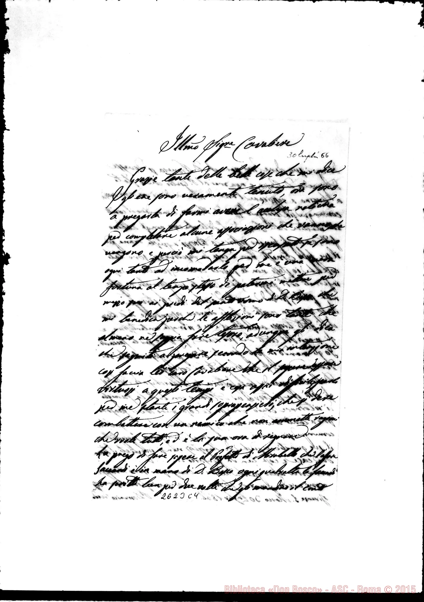 Fotogramma C 4 — Verda Domenico - Oreglia. Firenze, 30-07-1866