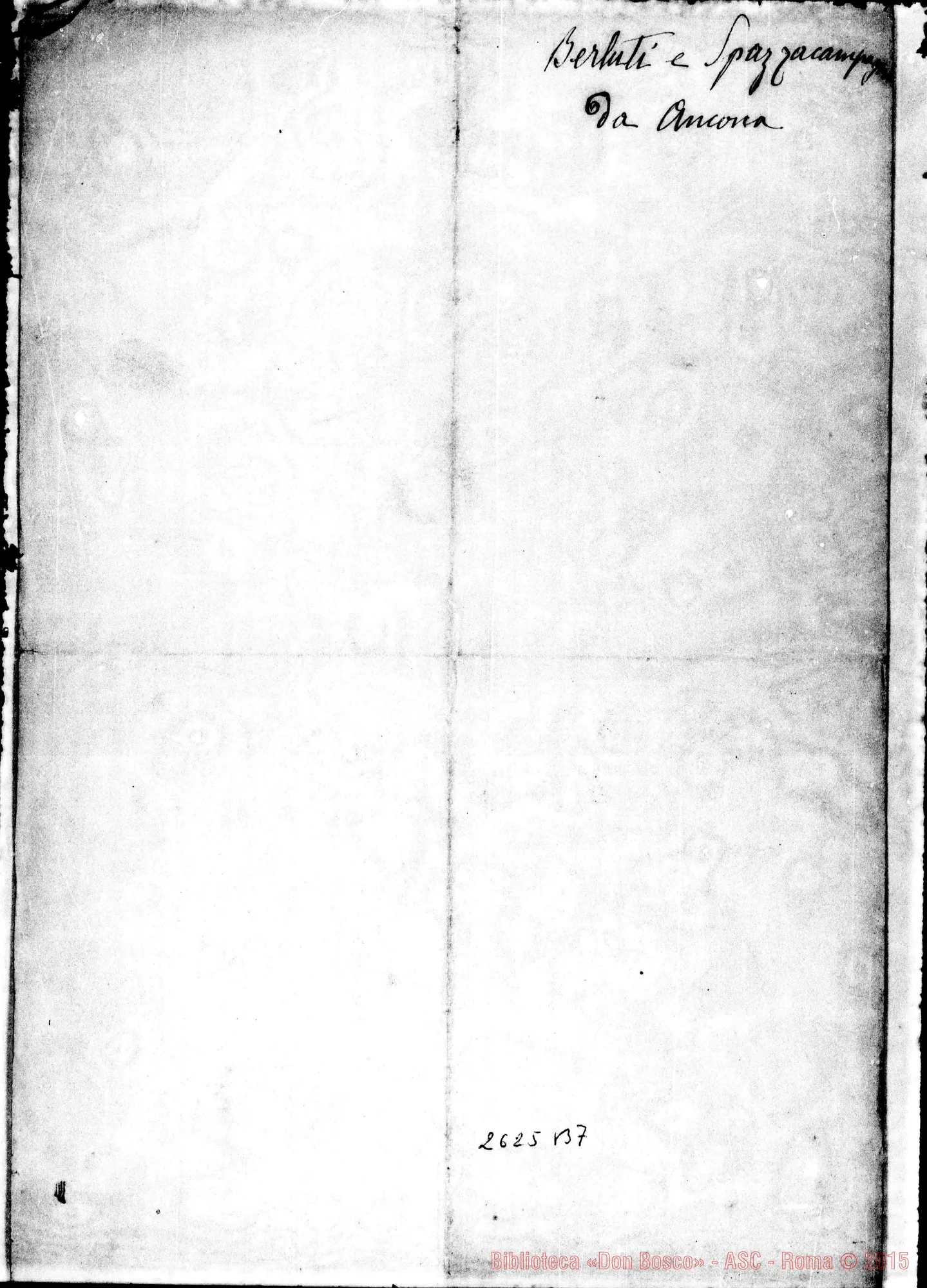 Fotogramma B 7 — Presidente del Comitato - D. Bosco. Ancona, 13-01-1866