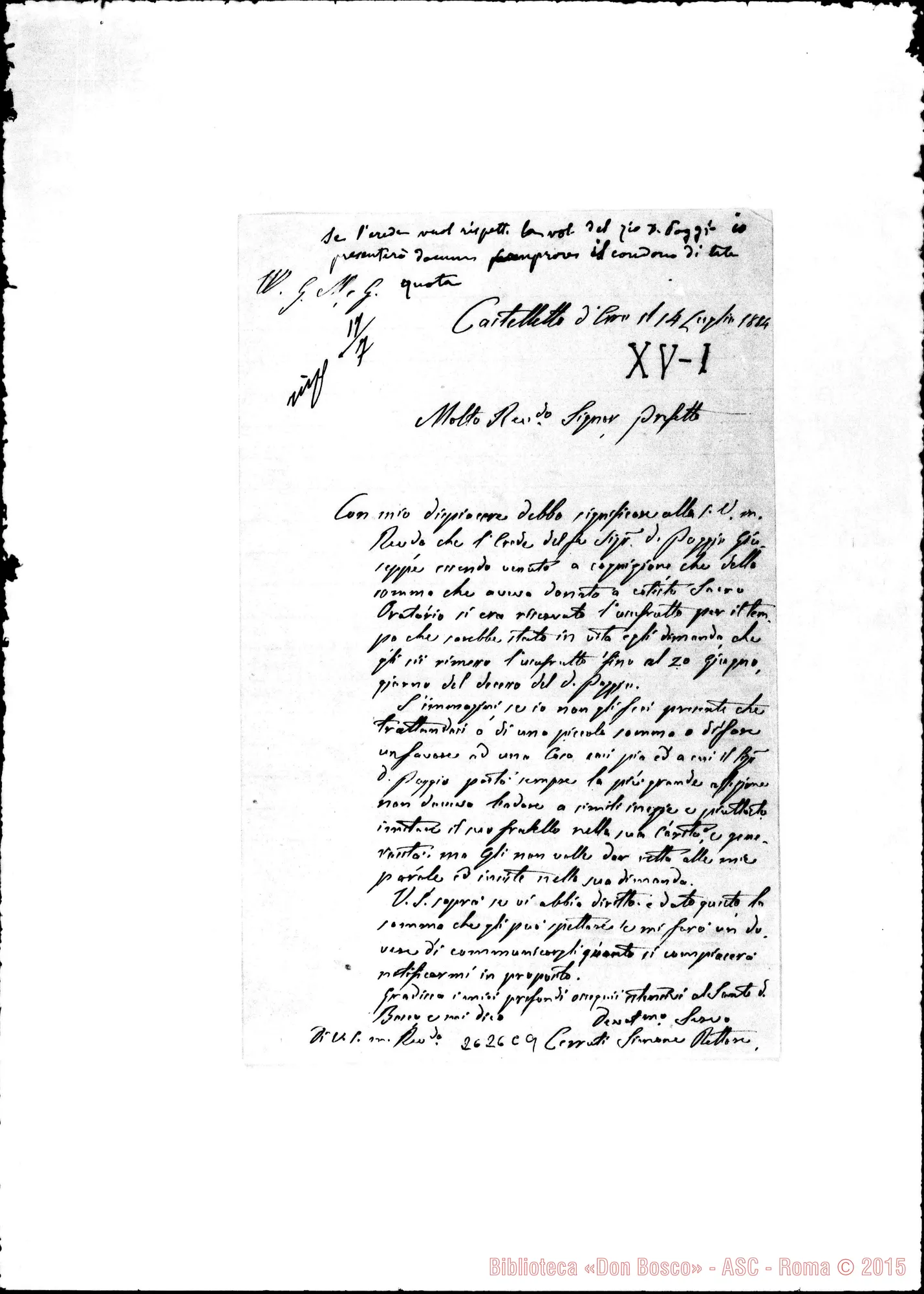 Fotogramma C 9 — Cerniti Simone - D. Rua, il 14-07-1884. Autogr. Rua