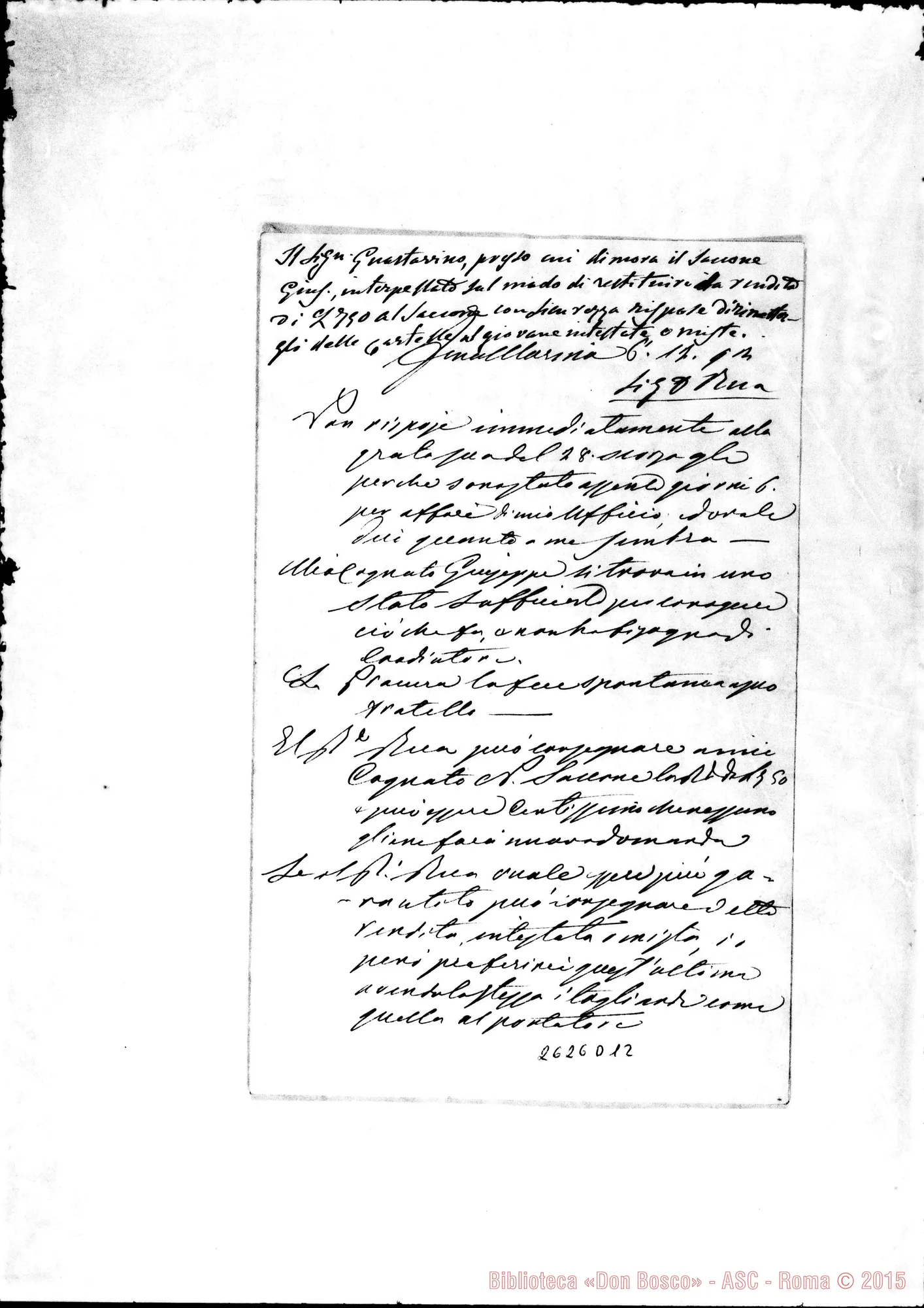 Fotogramma D 12 — Guastarrino - D. Rua