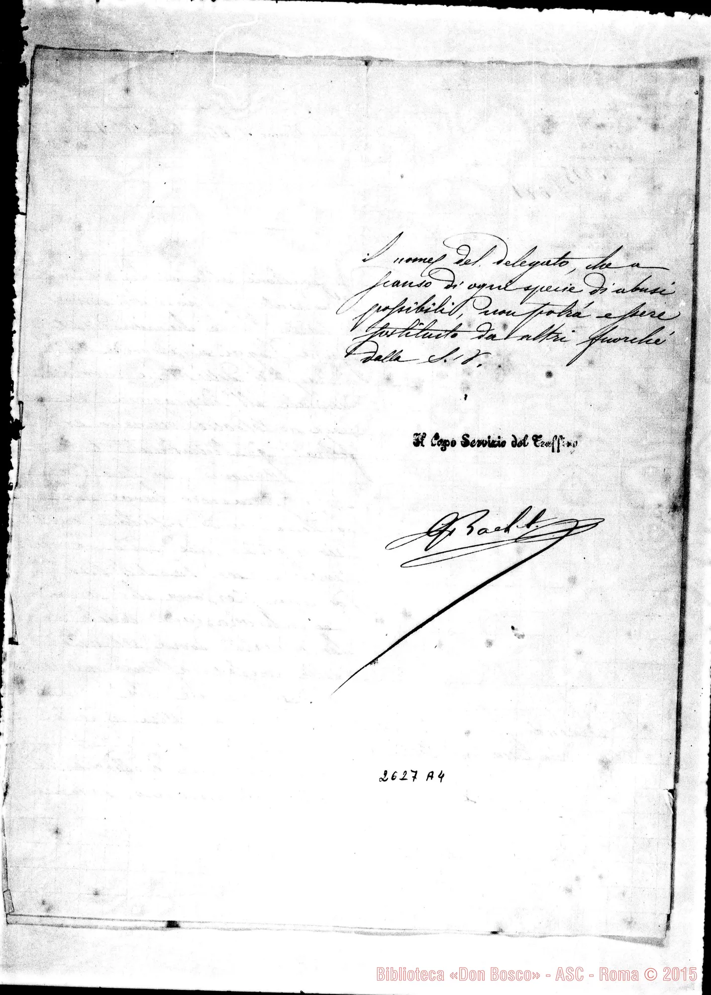 Fotogramma A 4 — 30-10 Ferrovie Alta Italia: Bachelet - D. Bosco