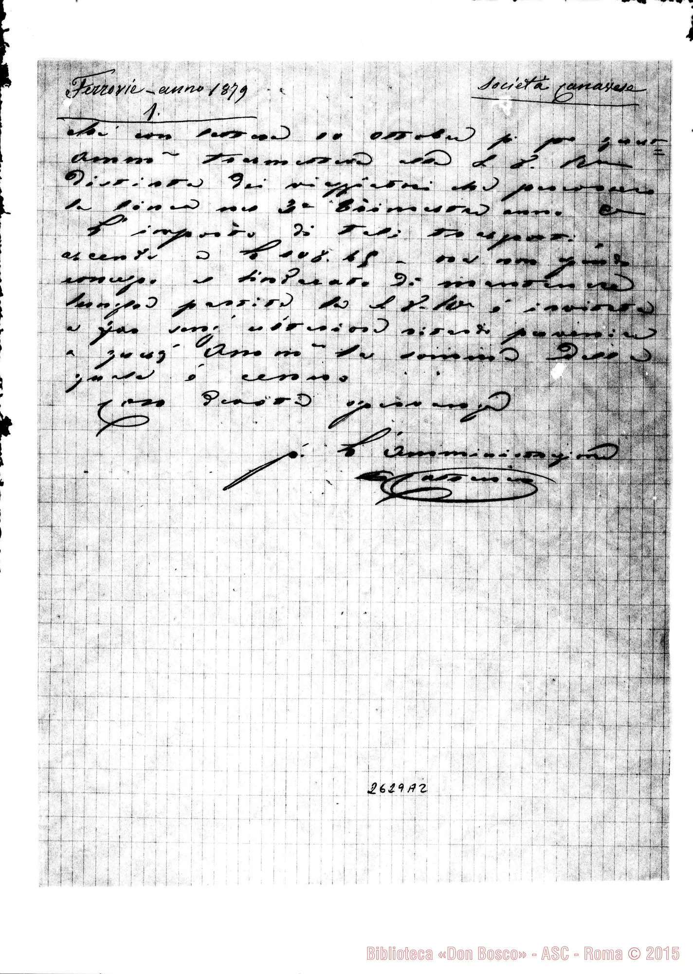 Fotogramma A 2 — 19-11 F. Centrale Canavese: Amministrazione - Direttore dell’Oratorio