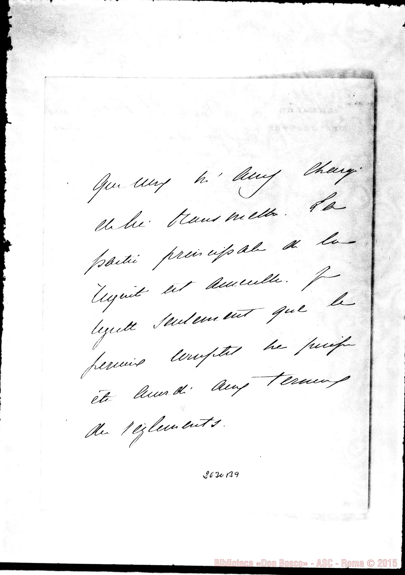 Fotogramma B 9 — 24-03 Chemin de Fer du Nord: Direttore - Révérend Pére. Autogr. Rua