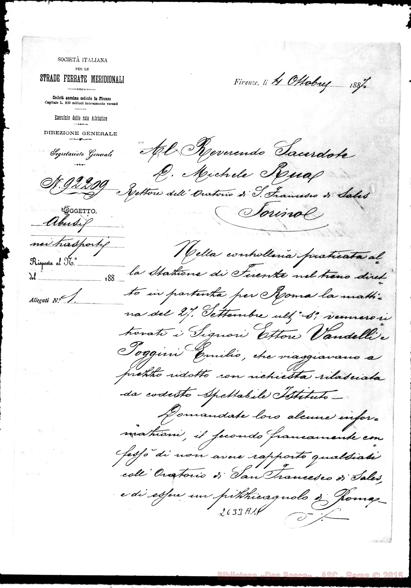 Fotogramma A 11 — 4-10 Strade F. Meridionali: Direttore Gen. - D. Rua