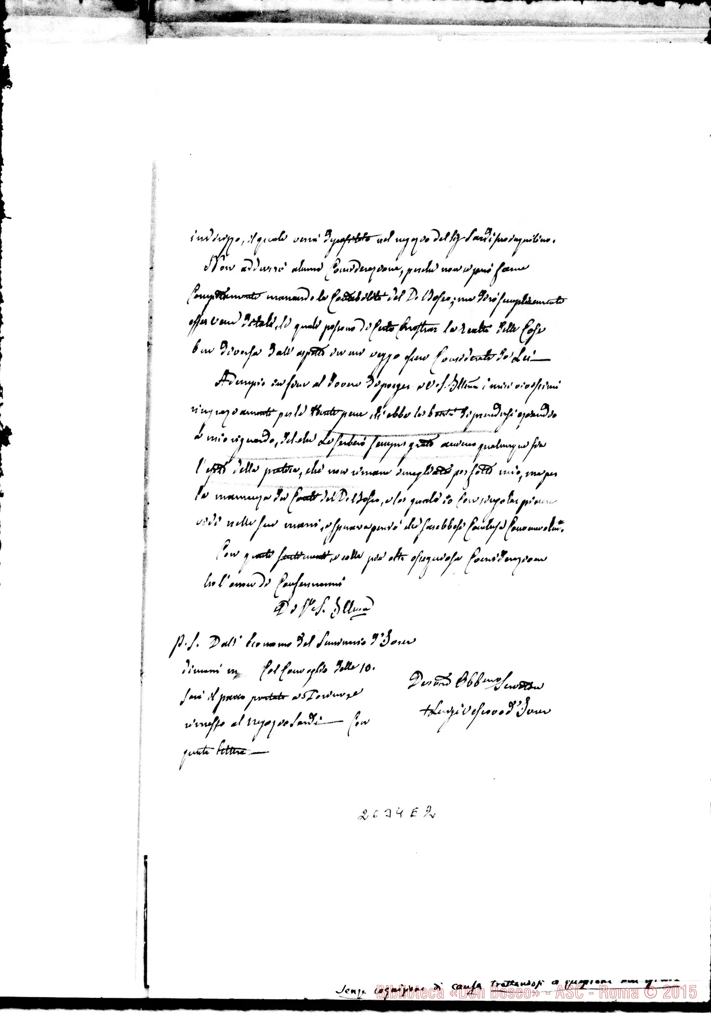 Fotogramma E 2 — Mons.Moreno, vesc. - Conte Cays. Ivrea, 5-06-1866