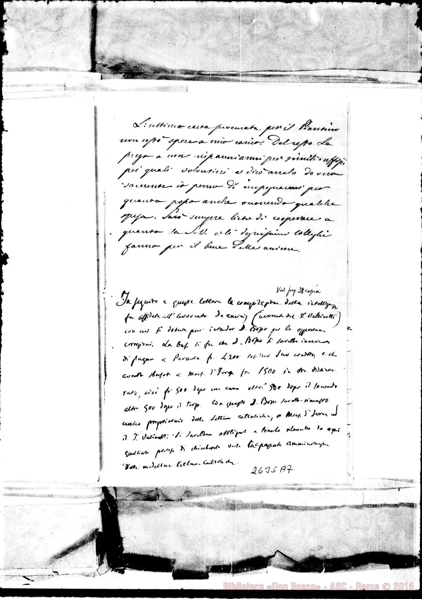 Fotogramma A 7 — Pinoli - Conte Cays. Ivrea, 16-08-1866