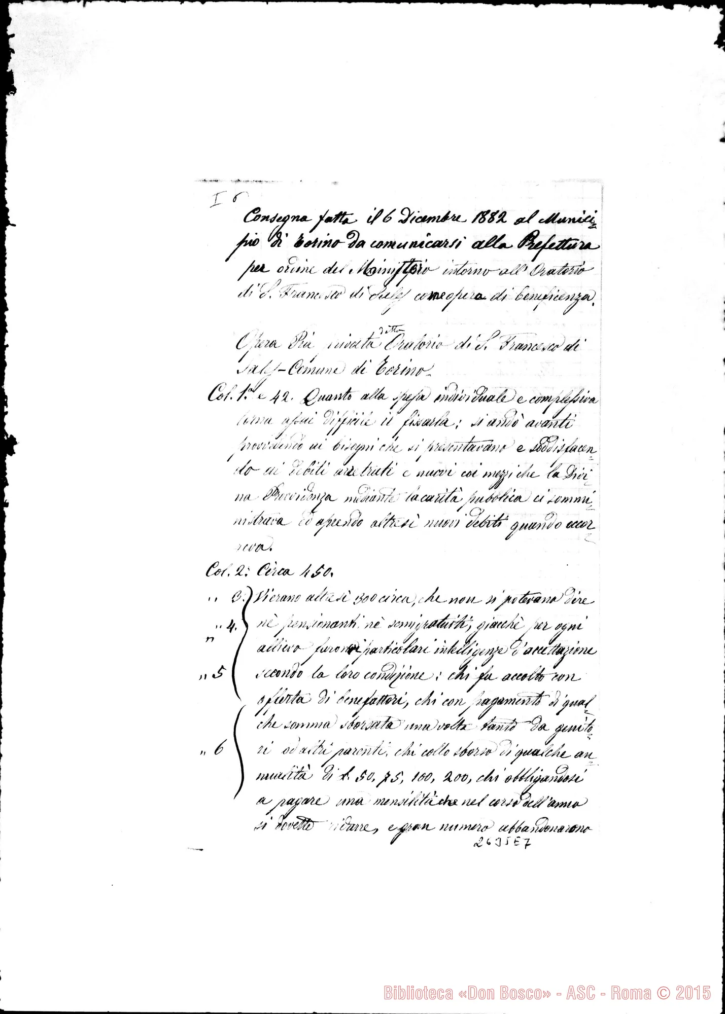 Fotogramma E 7 — Risposta al Municipio, il 6-12