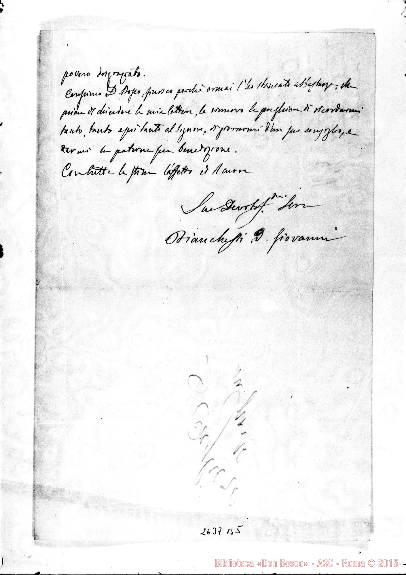 Fotogramma B 5 — Bianchessi Don Giovanni, parroco di Izzano