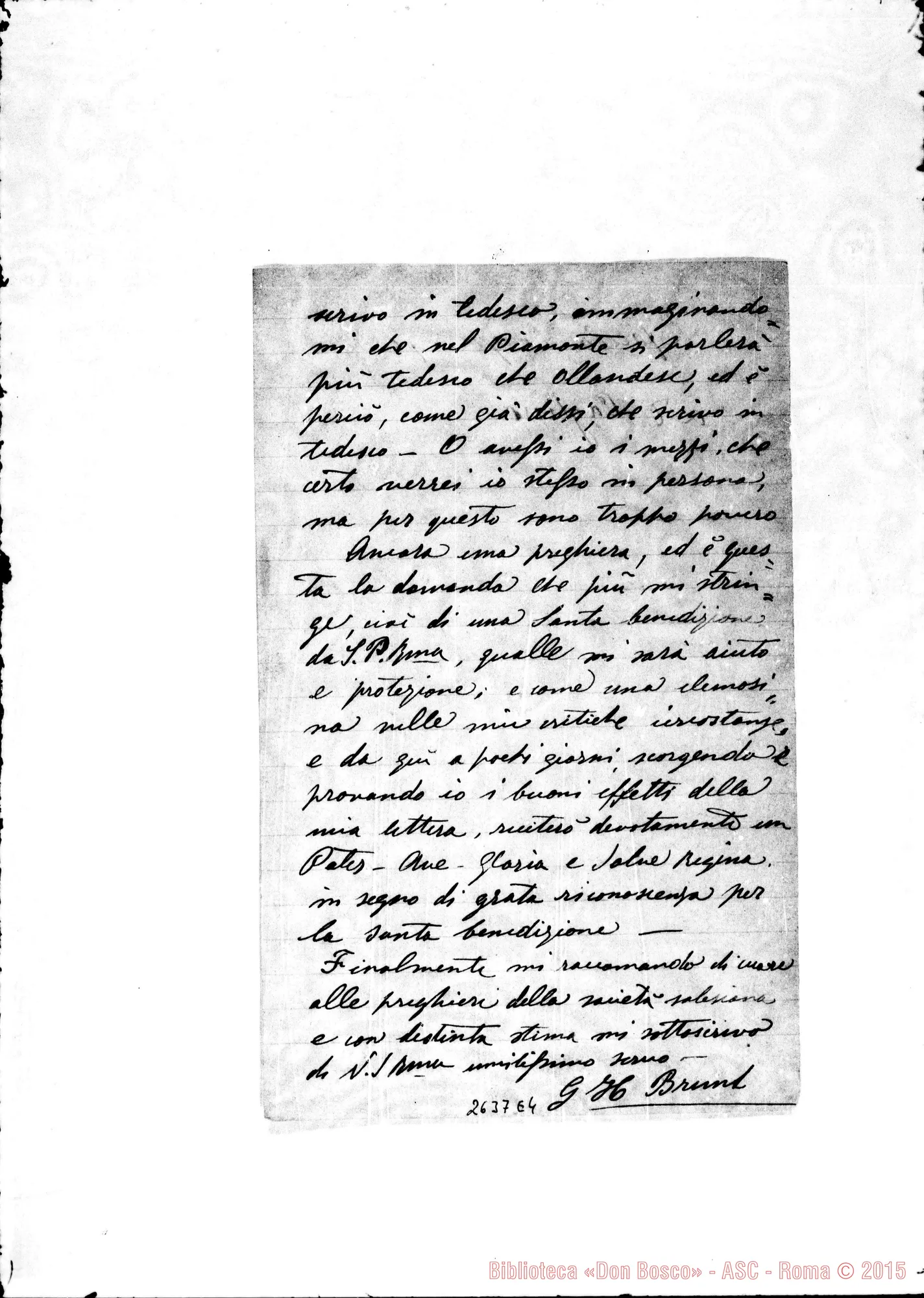 Fotogramma E 4 — Traduzione della precedente