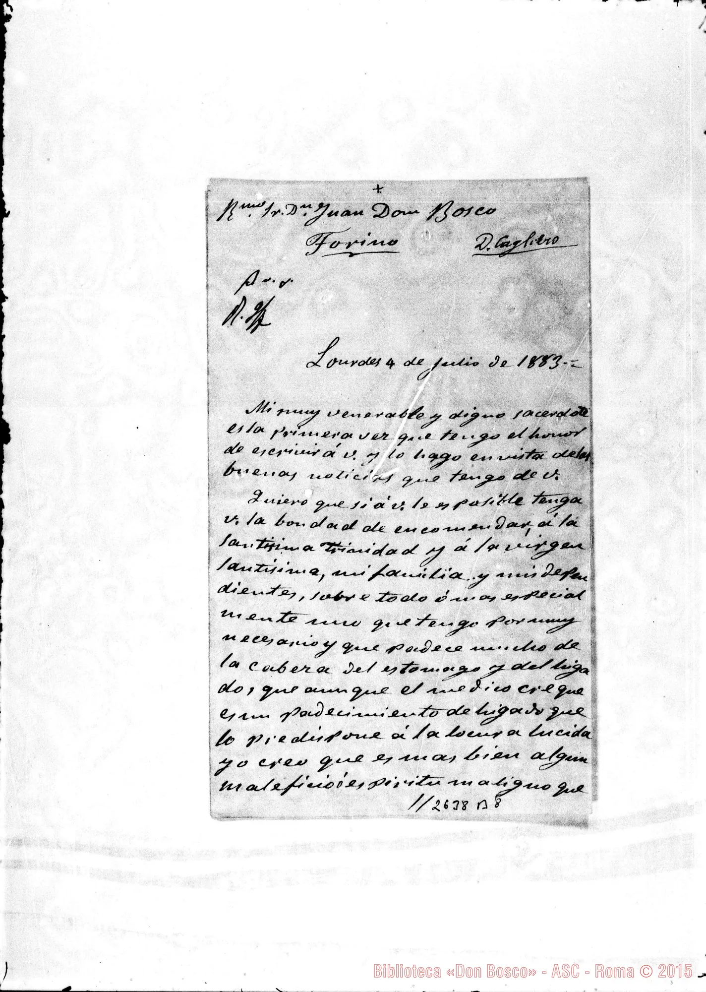 Fotogramma B 8 — Castro y Piñeiro Antonio. Lourdes, 4-07-1883