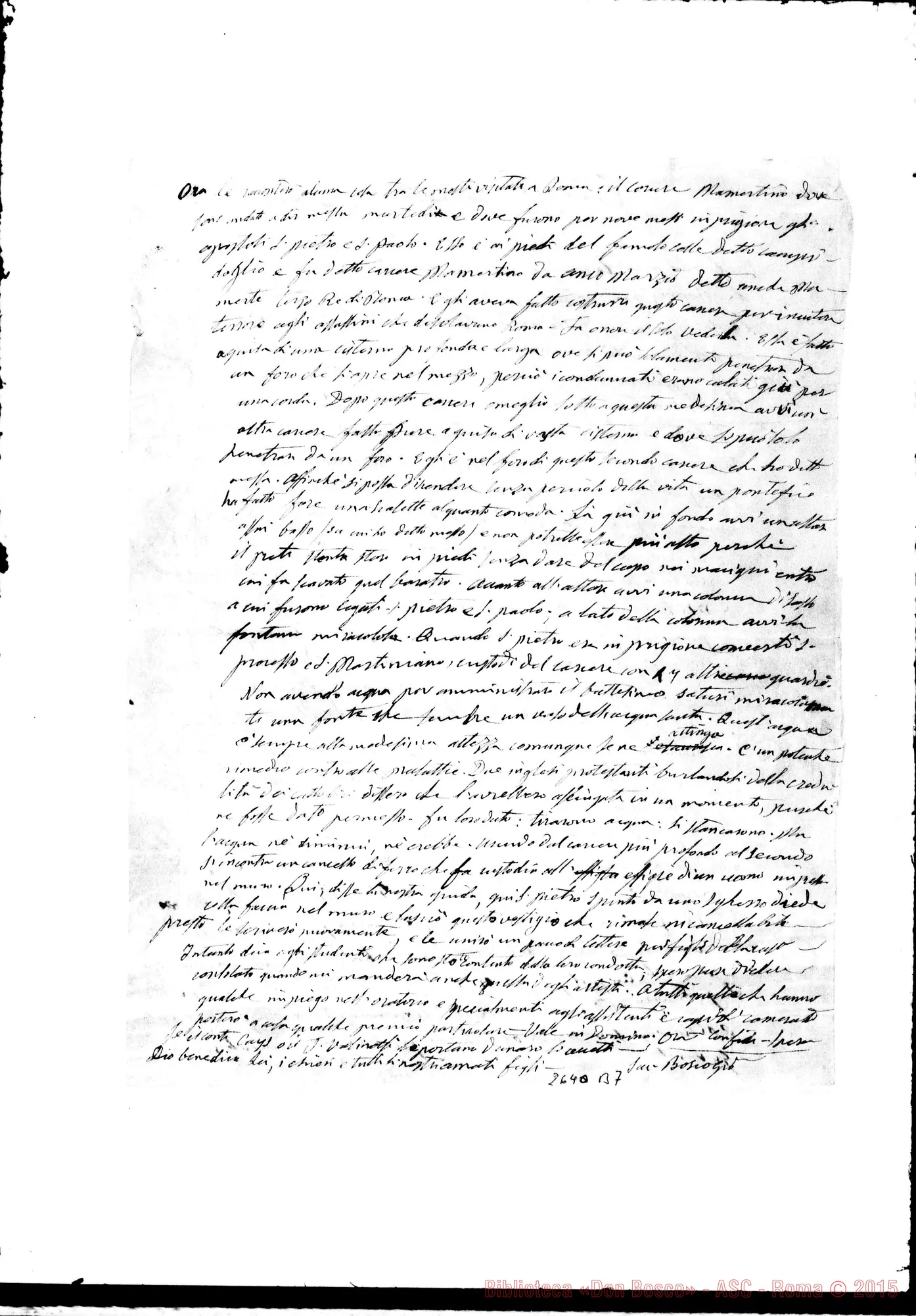 Fotogramma B 7 — Alasonatti Vittorio, SDB, Prefetto Generale. Roma, 7-03-1858