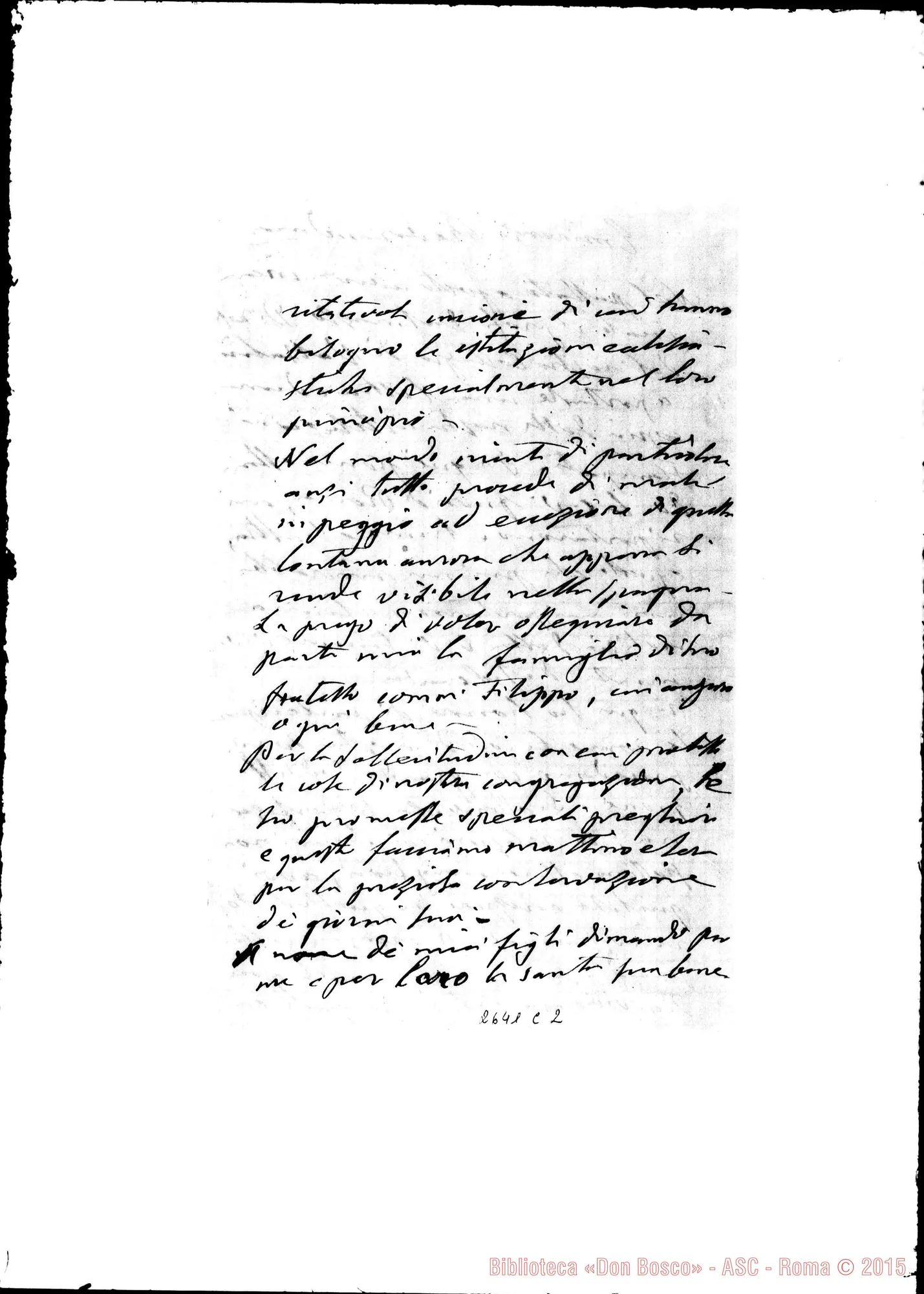 Fotogramma C 2 — Berardi Giuseppe, cardinale. Torino, 16-10-1874