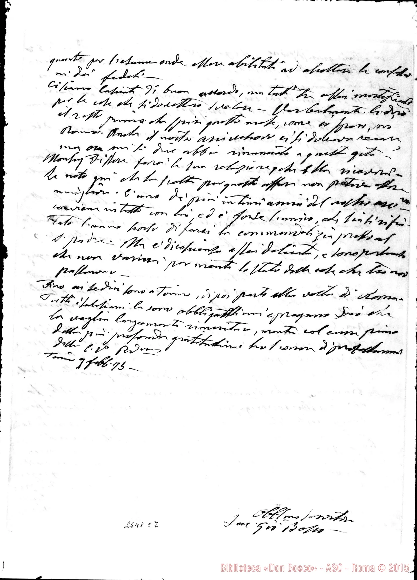 Fotogramma C 7 — Berardi Giuseppe, cardinale. Torino, 7-02-1875