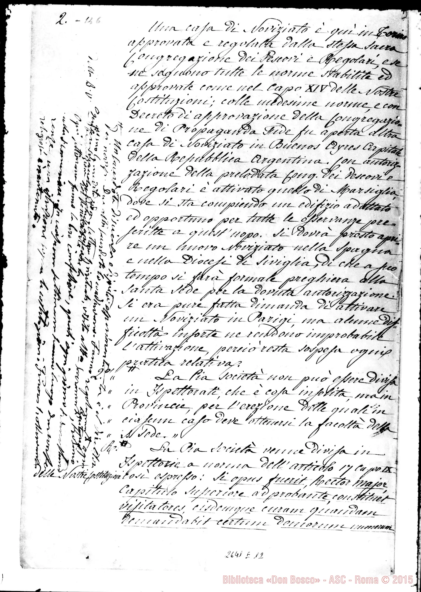 Fotogramma E 12 — Ferrieri Innocenzo, cardinale. Torino, 3-08-1879